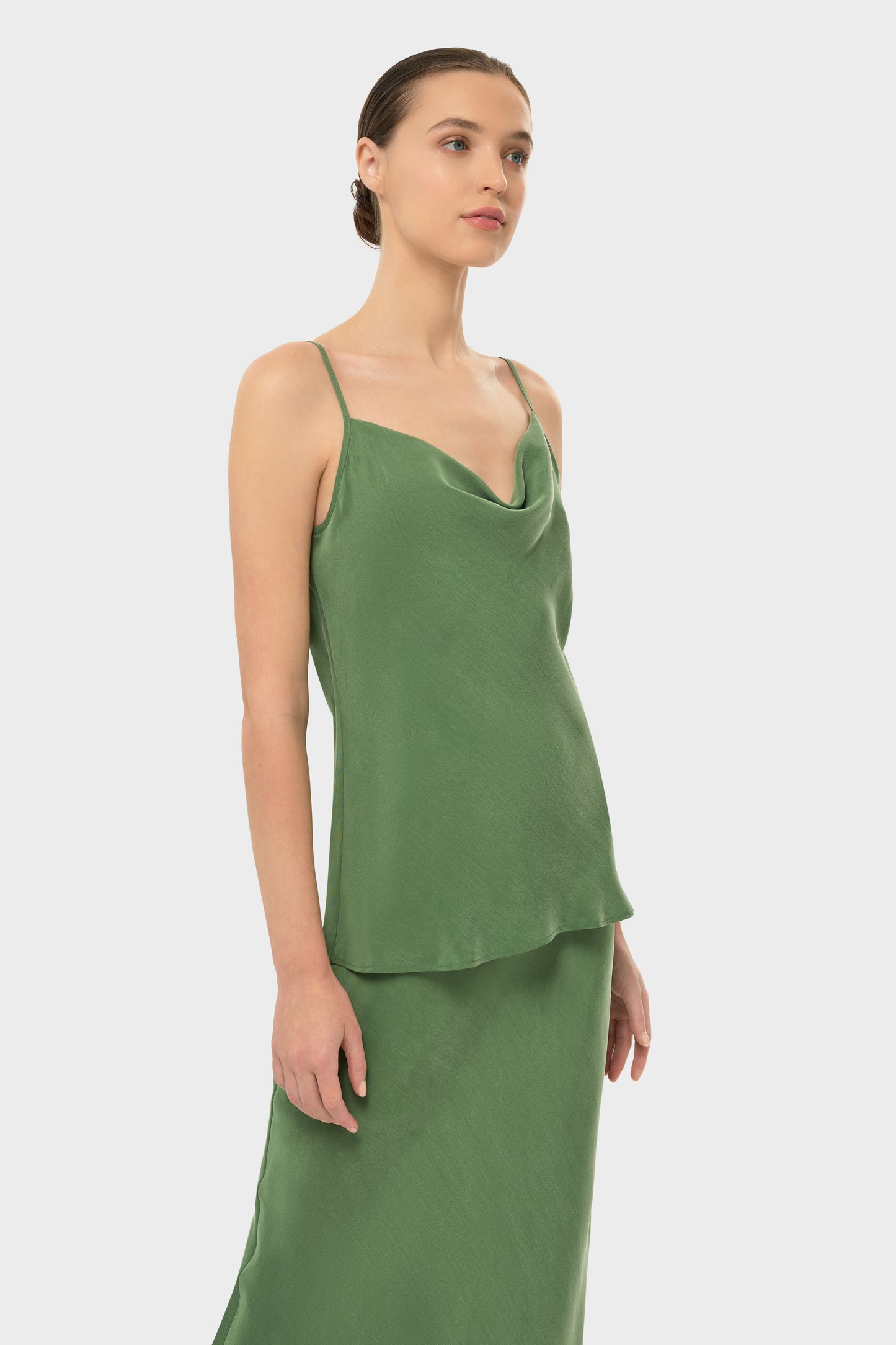 Moss AquaFlora Cowl Cami Top-niLuu