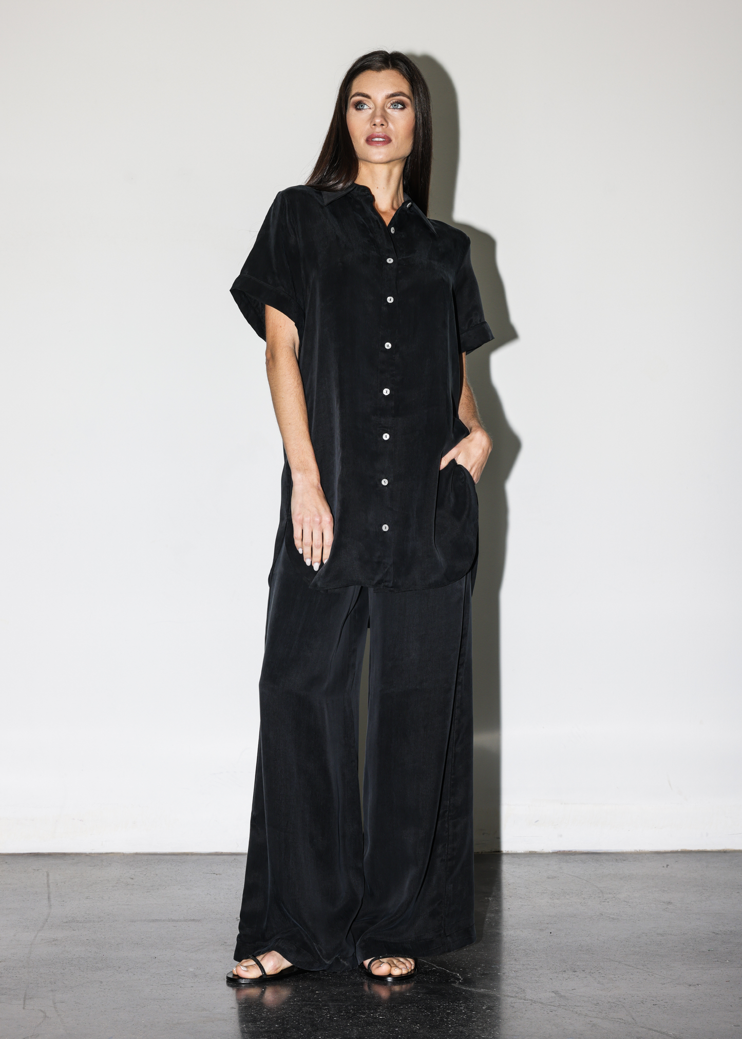 Noir Wildesse Logan Button Down Shirt-niLuu