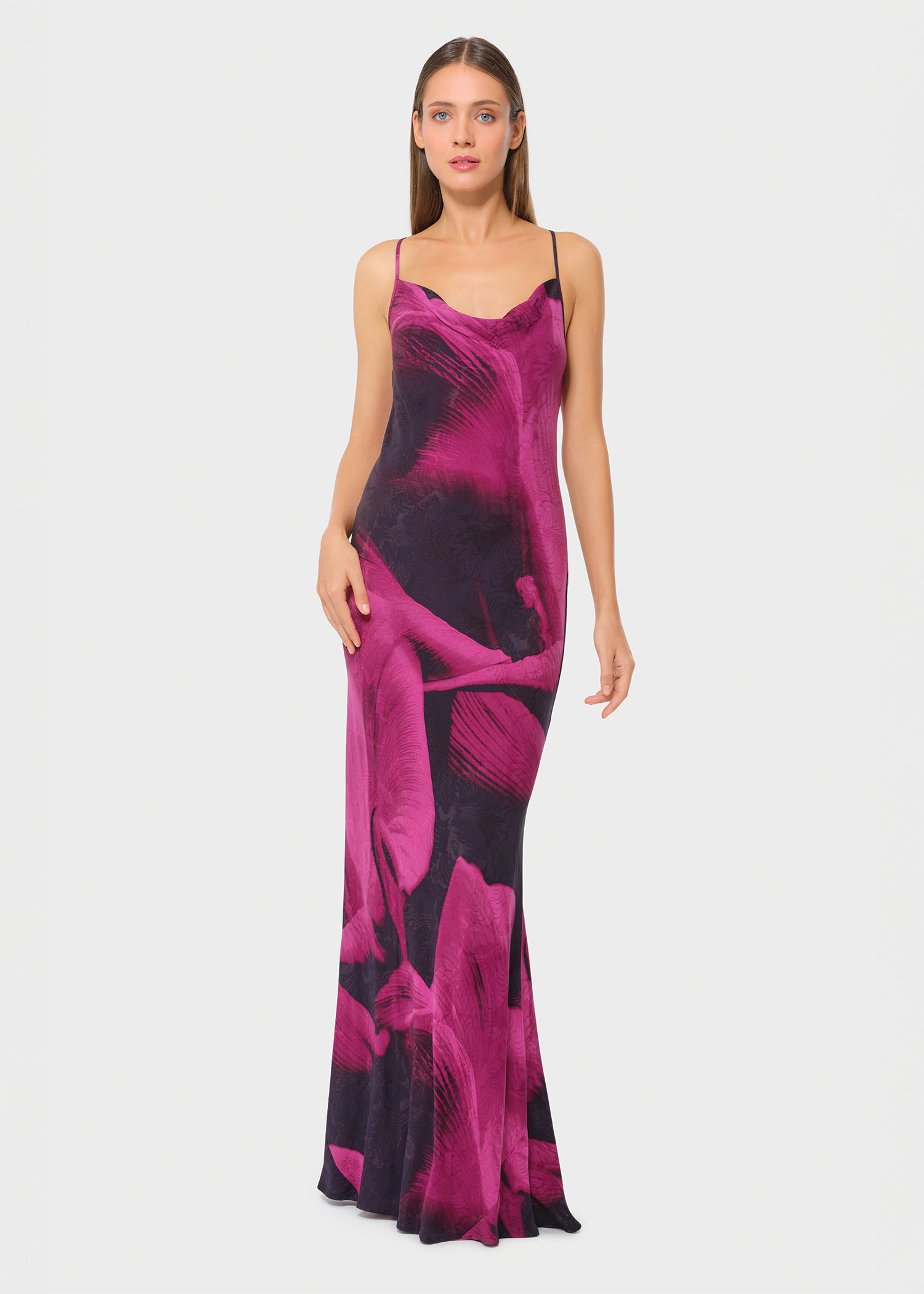 Sophia Scarlet Slip Dress | Vegan Silk | Calypso by niLuu XS Sophia Scarlet Slip Dress | Vegan Silk | Calypso by niLuu XS