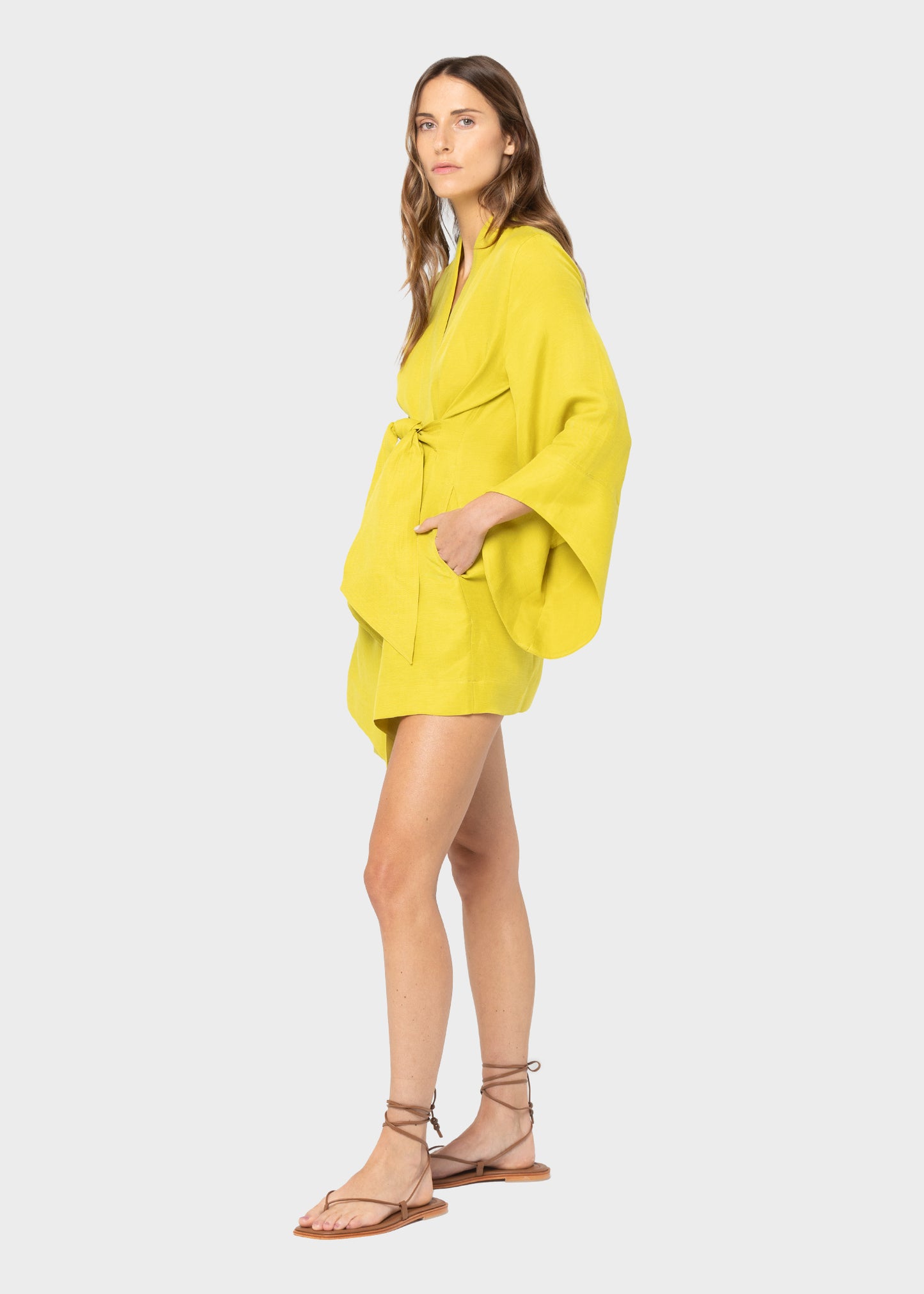 Citron Amara Mini Kimono Robe-niLuu