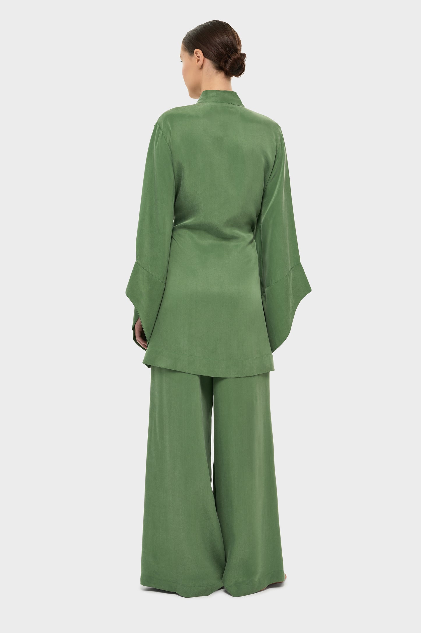 Moss Amara Mini Kimono Robe