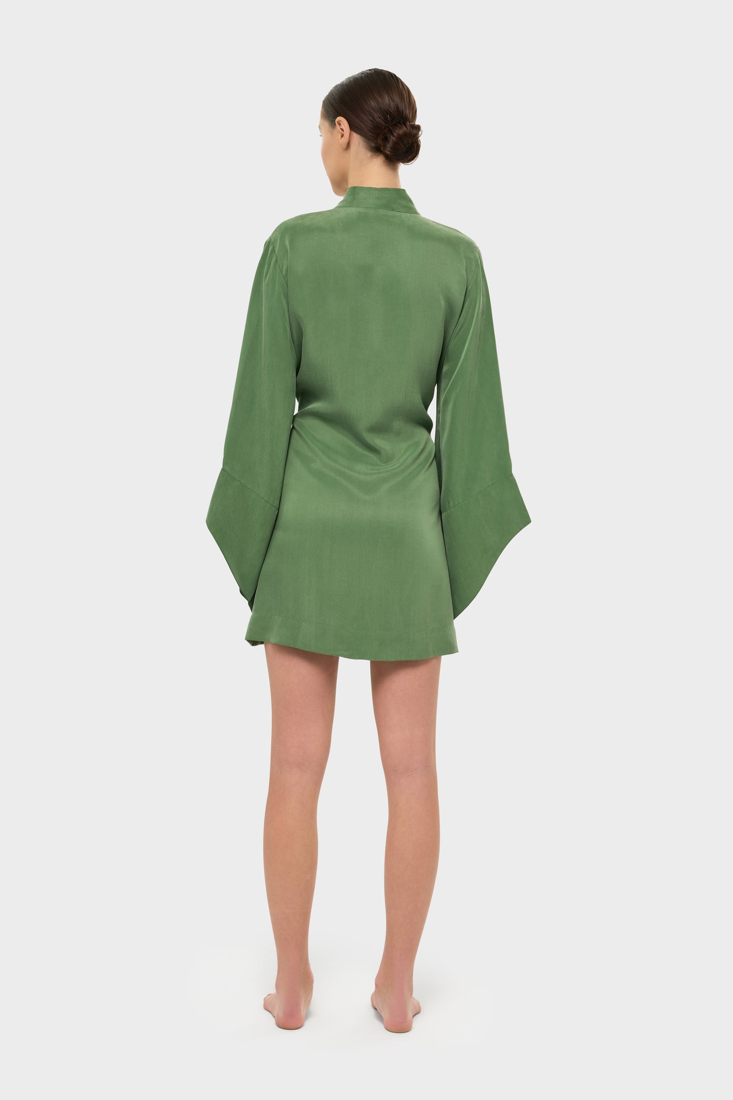 Moss Amara Mini Kimono Robe