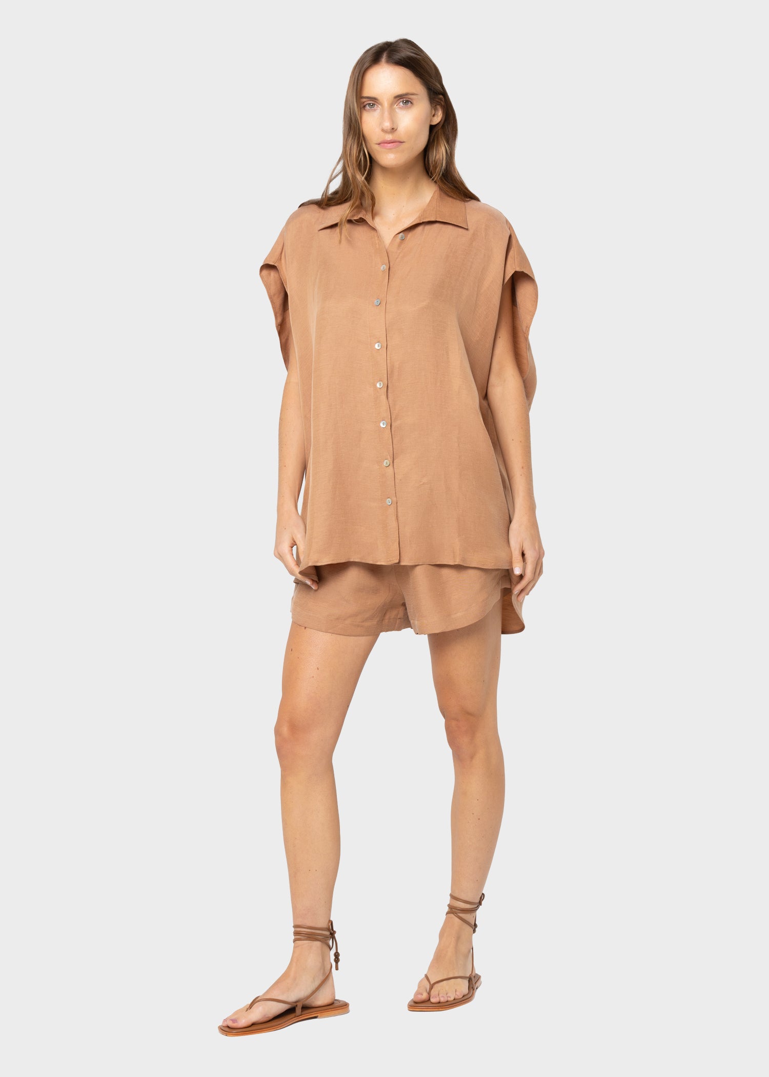 Serengeti Sleeveless Nat Shirt-niLuu