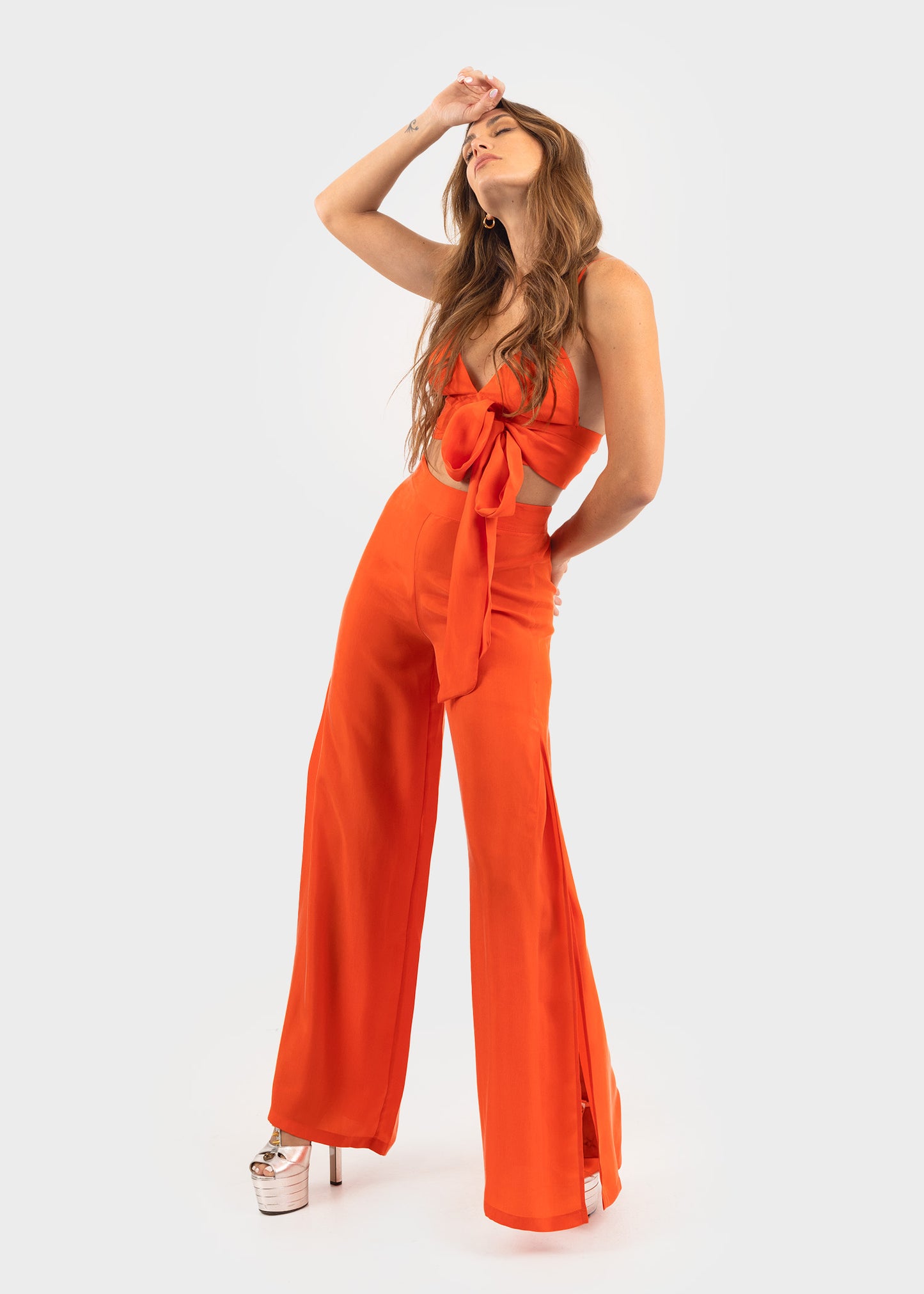 Tangerine Hera Flared Pants-niLuu