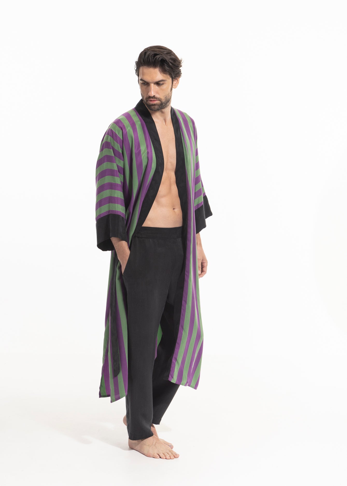Stevie Men Kimono Robe-niLuu