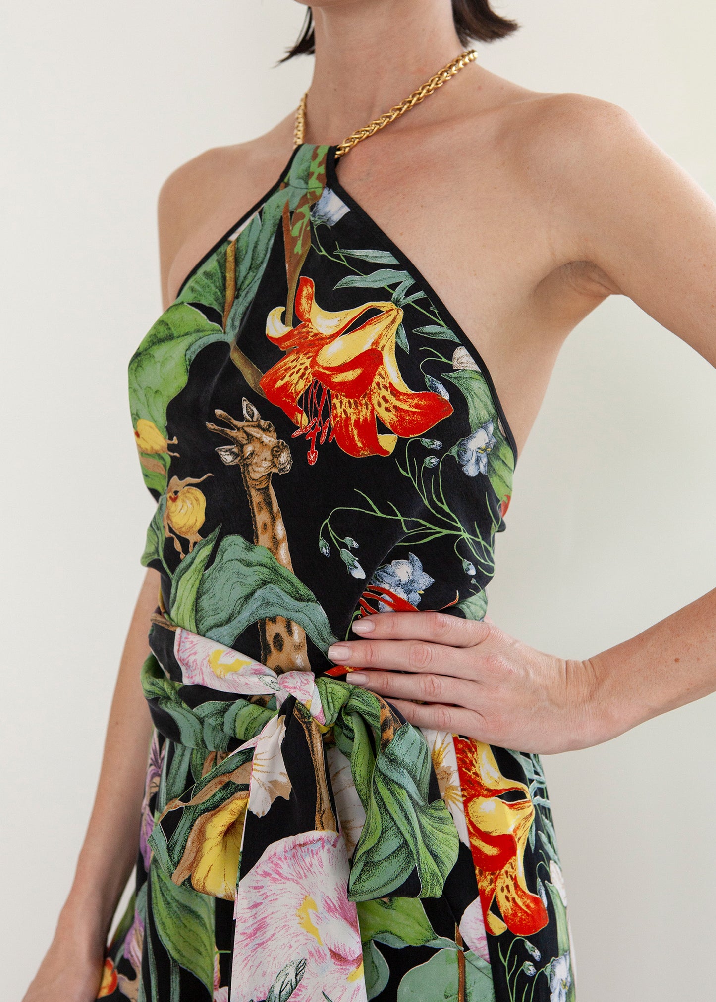 Monroe niLuu X ninamomena Halter Top