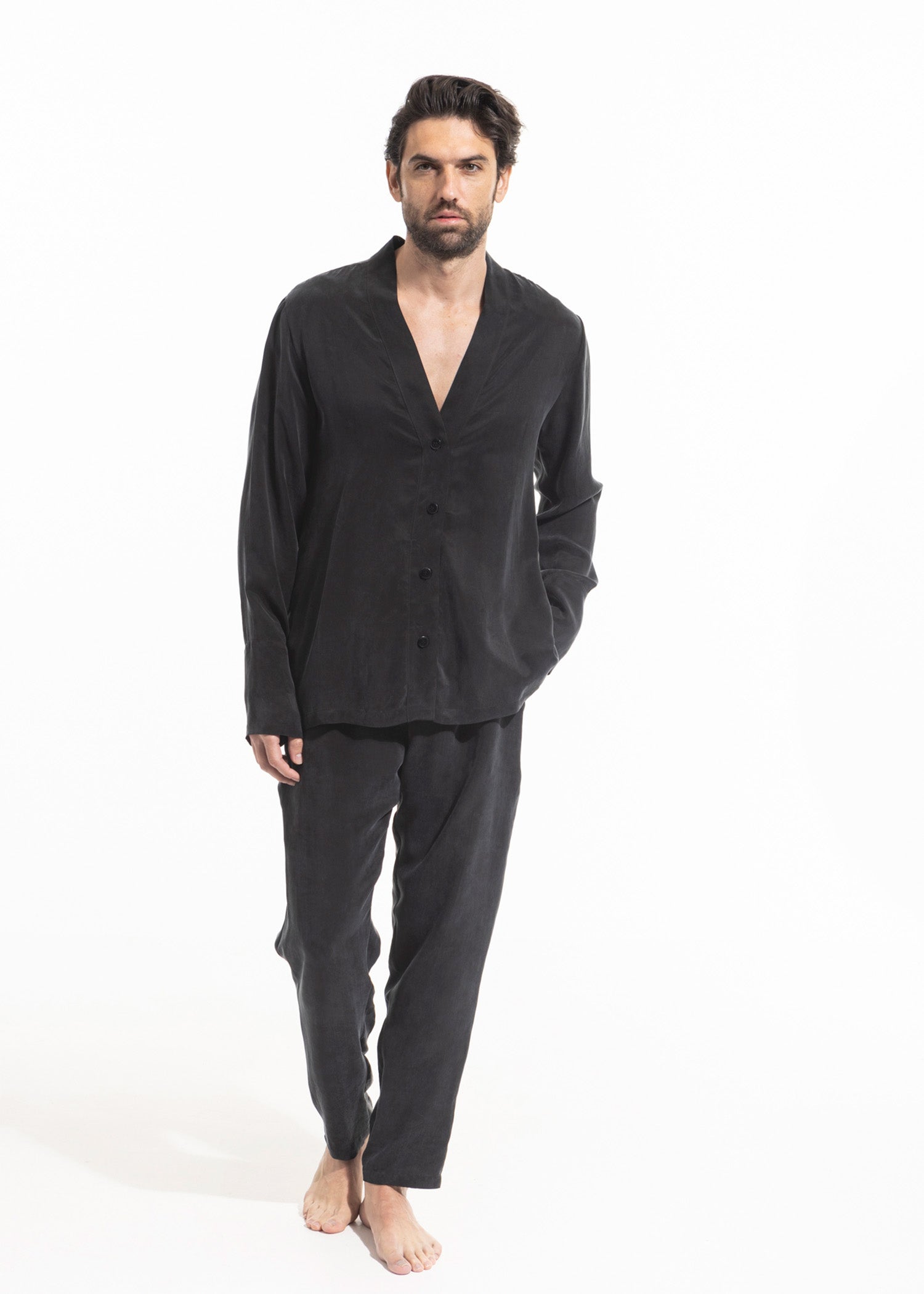 Unisex Noir Harper Shirt-niLuu