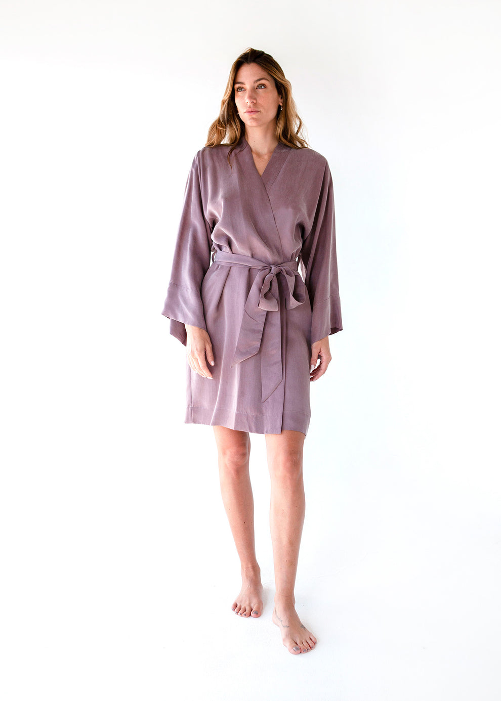 Mini Kimono Robe - sustainable vegan silk for the modern you – niLuu