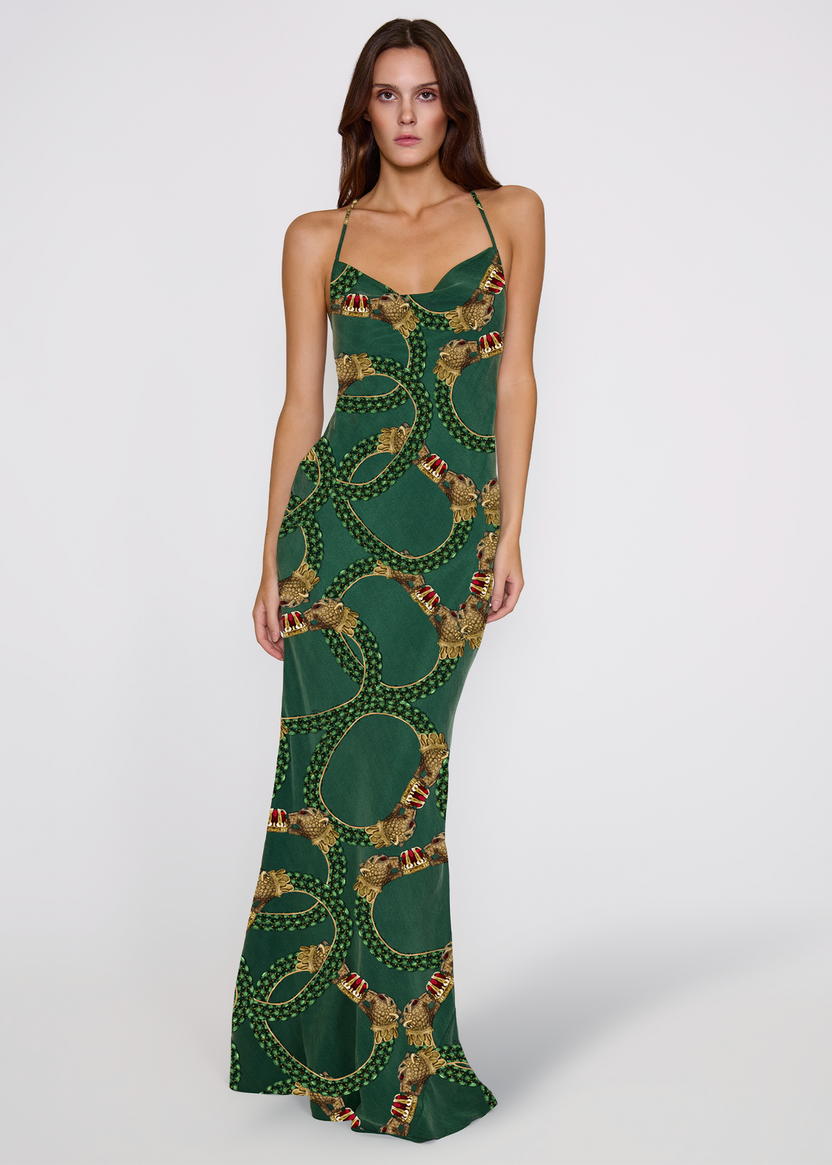 Lenny Eden Scarlet Slip Dress