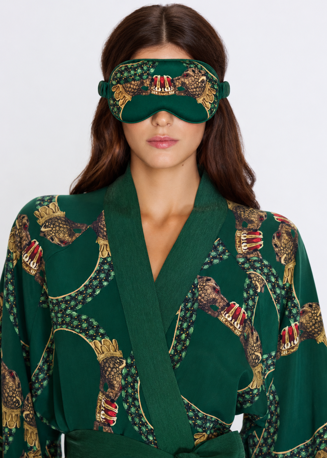 Lenny Sleep Mask + Women Kimono Robe