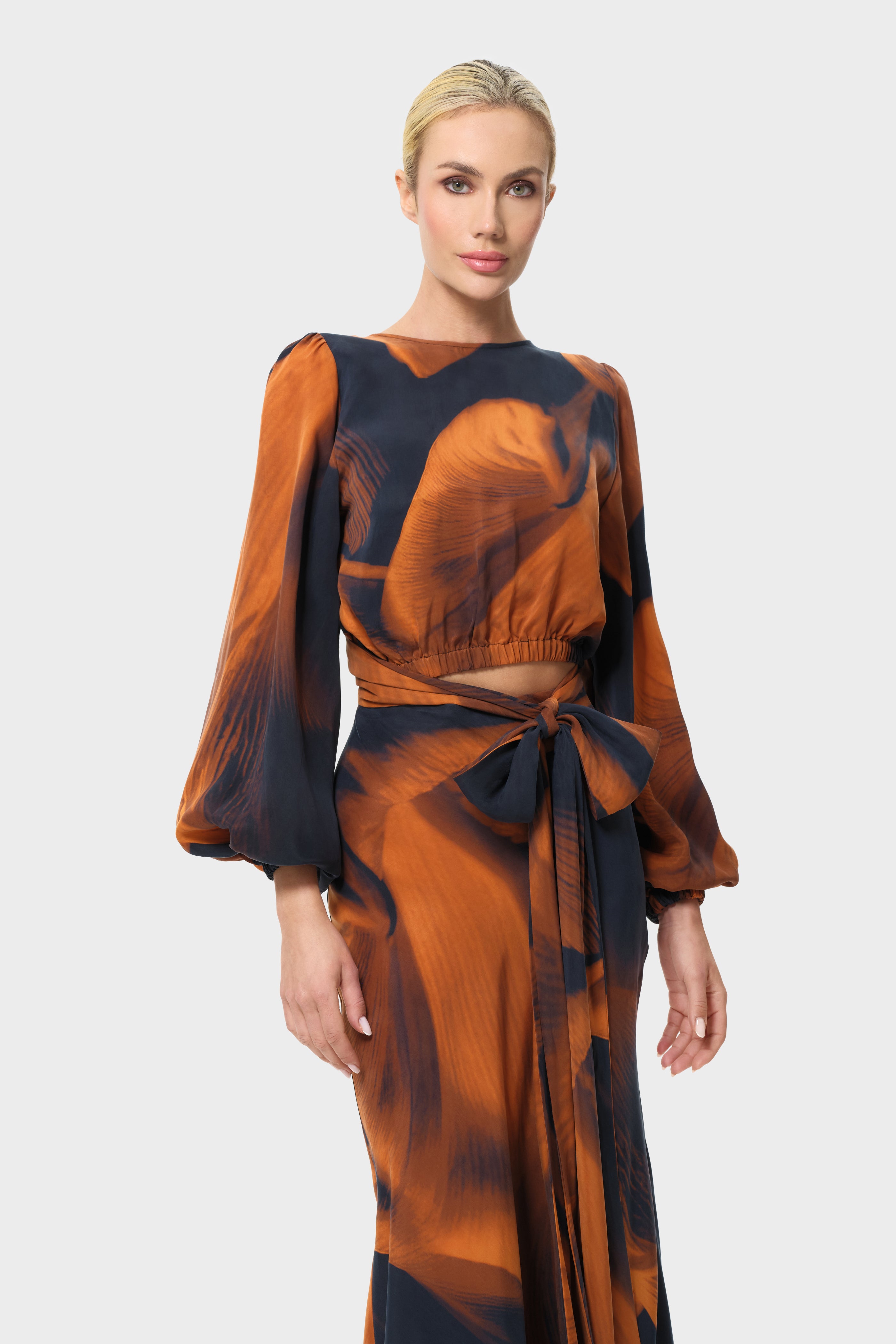 Loren Maia Wrap Top | Vegan Silk | Calypso by niLuu