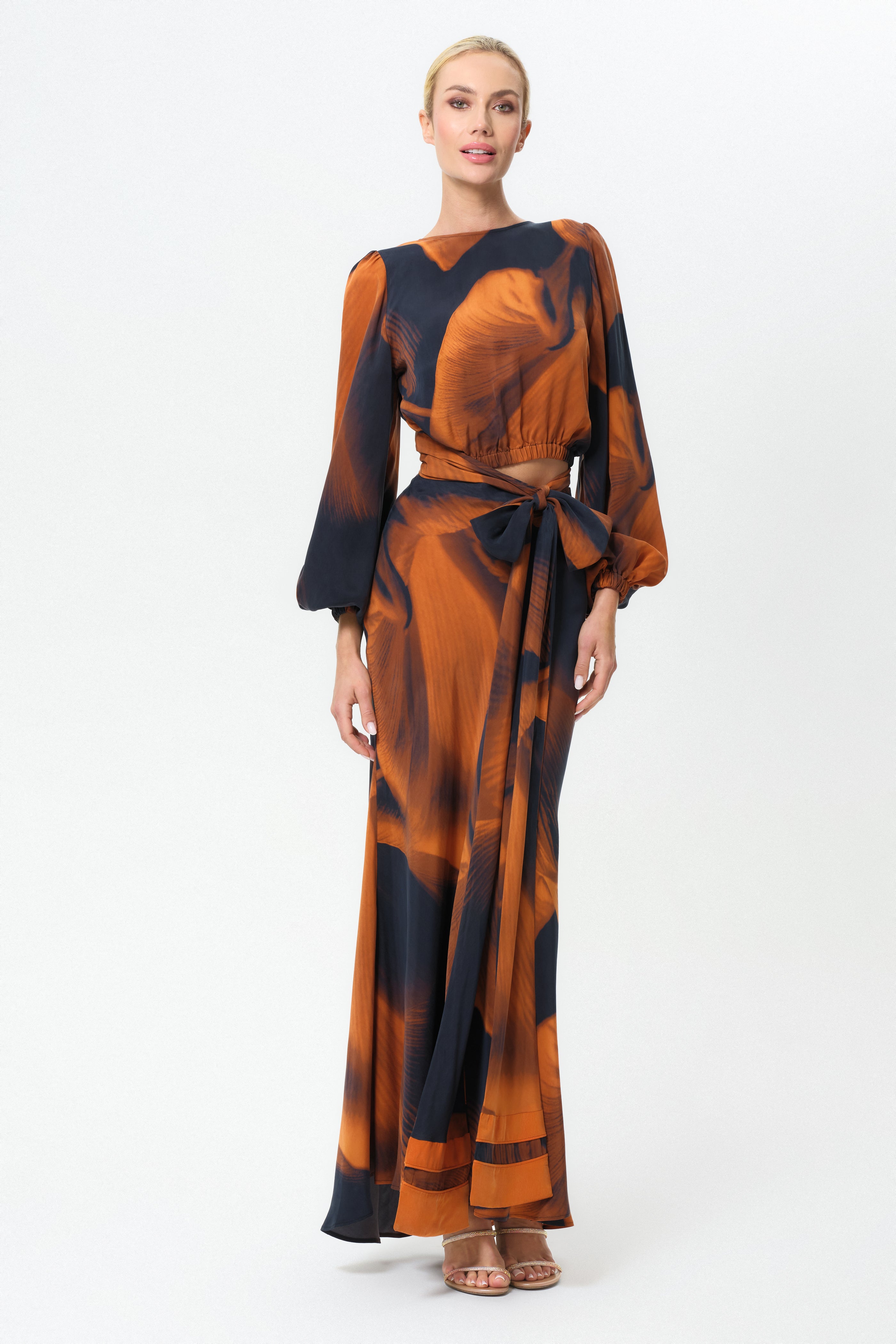 Loren Maia Wrap Top | Vegan Silk | Calypso by niLuu