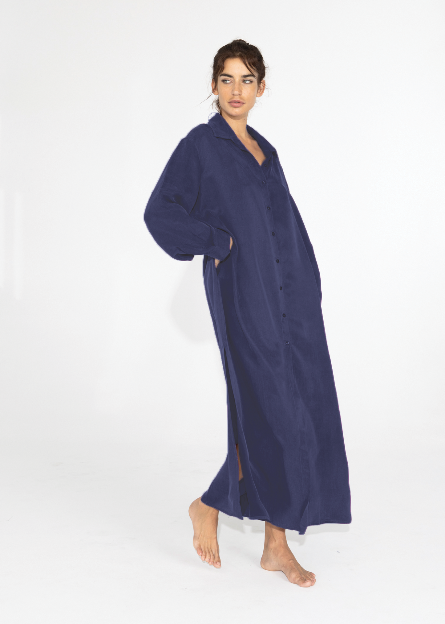 Midnight Blue Calypso Maxi Dress