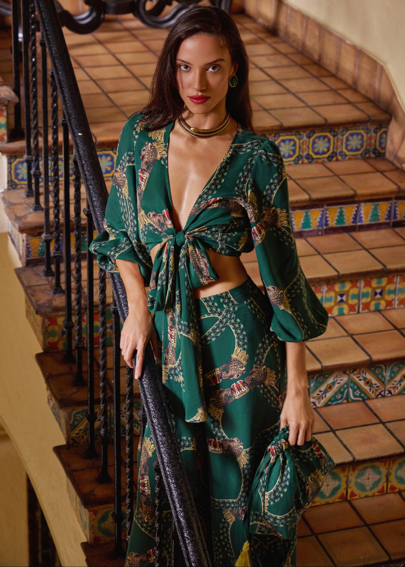 Lenny Eden Maia Wrap Top