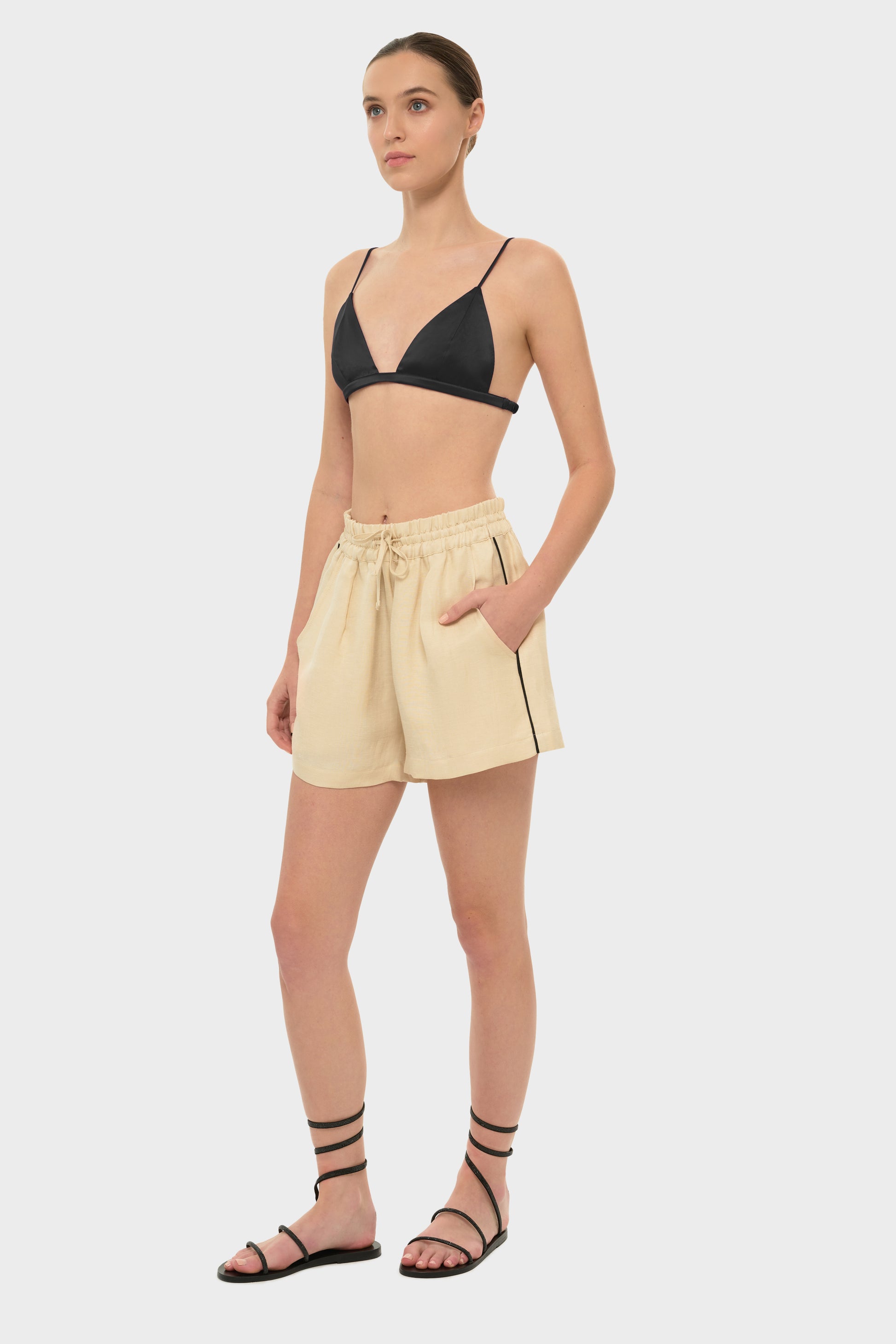 Creme AquaFlora Lounge Shorts-niLuu