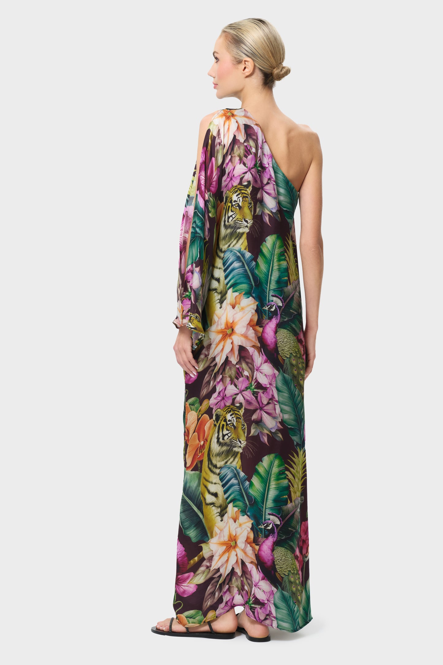 Farrah Calypso One Shoulder Dress-niLuu