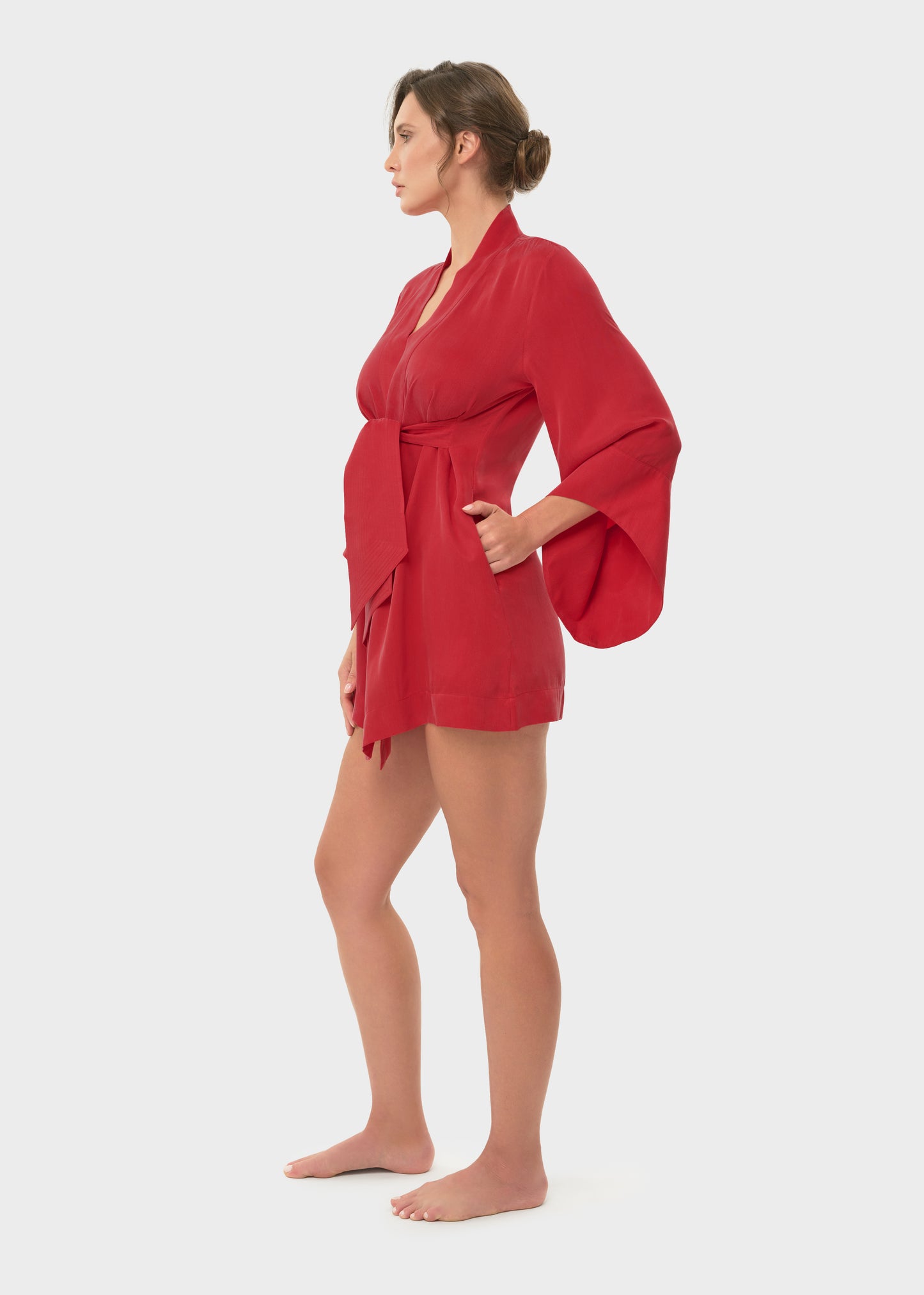 Rouge Amara Mini Kimono Robe