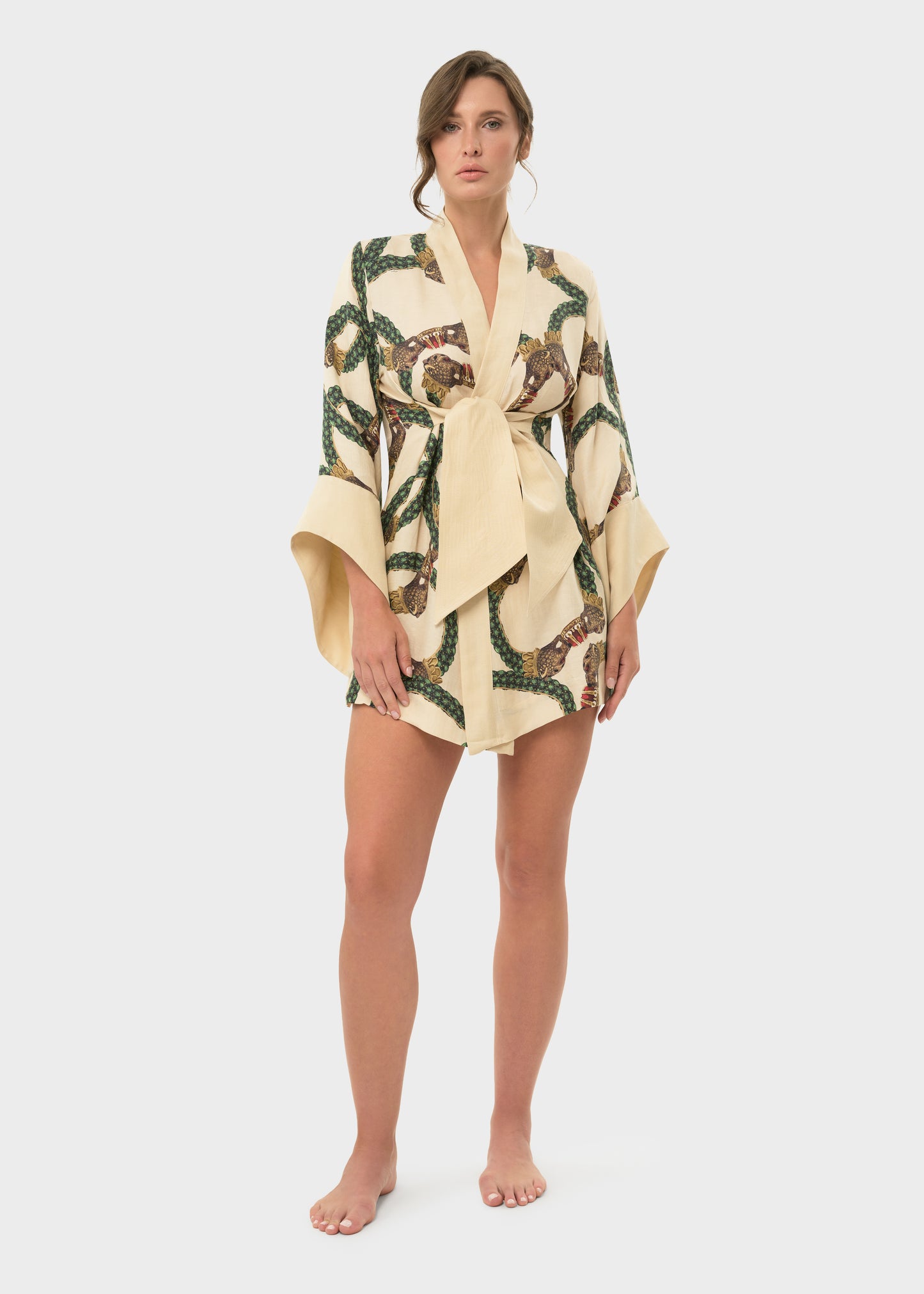 Celine Amara Mini Kimono Robe-niLuu