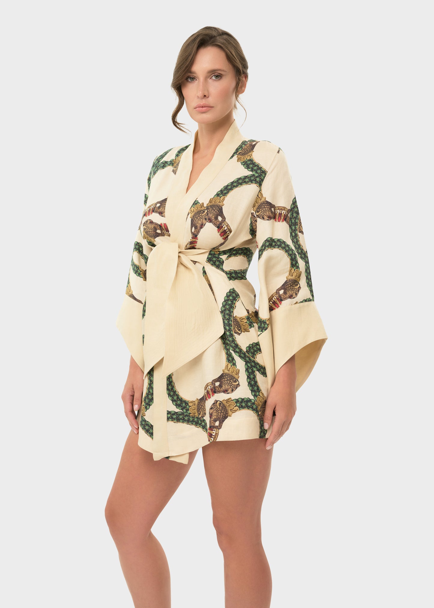 Celine Amara Mini Kimono Robe-niLuu