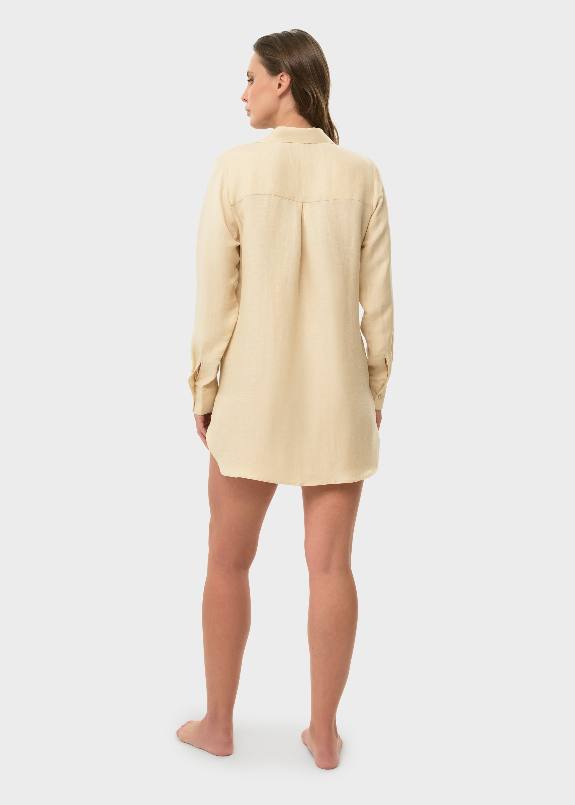 Creme Mystique Button Down Shirt-niLuu