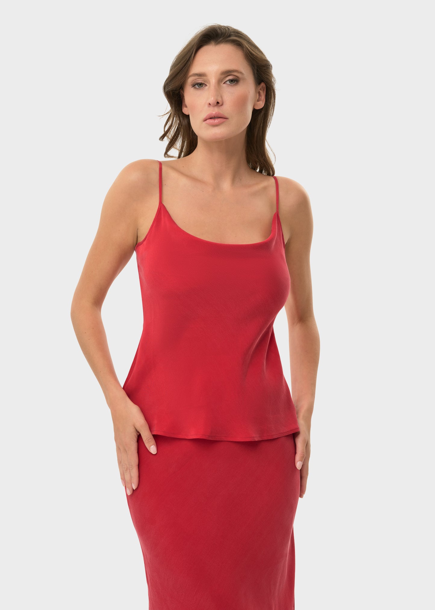 Rouge Mystique Cowl Cami Top-niLuu