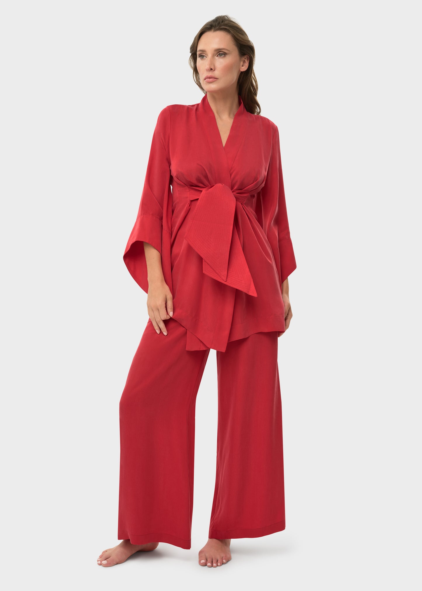 Rouge Amara Mini Kimono Robe