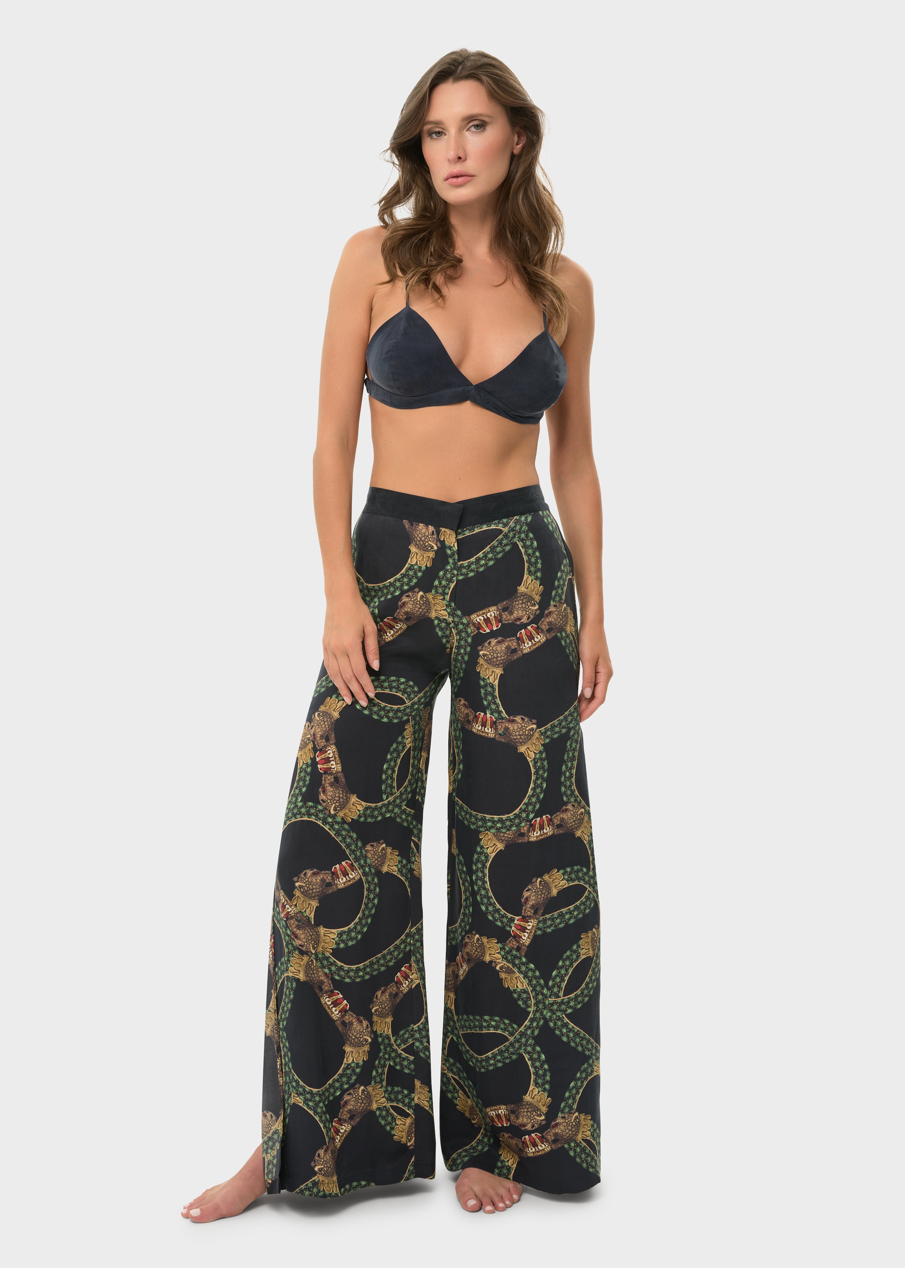 Dion Mystique Slit Pants-niLuu