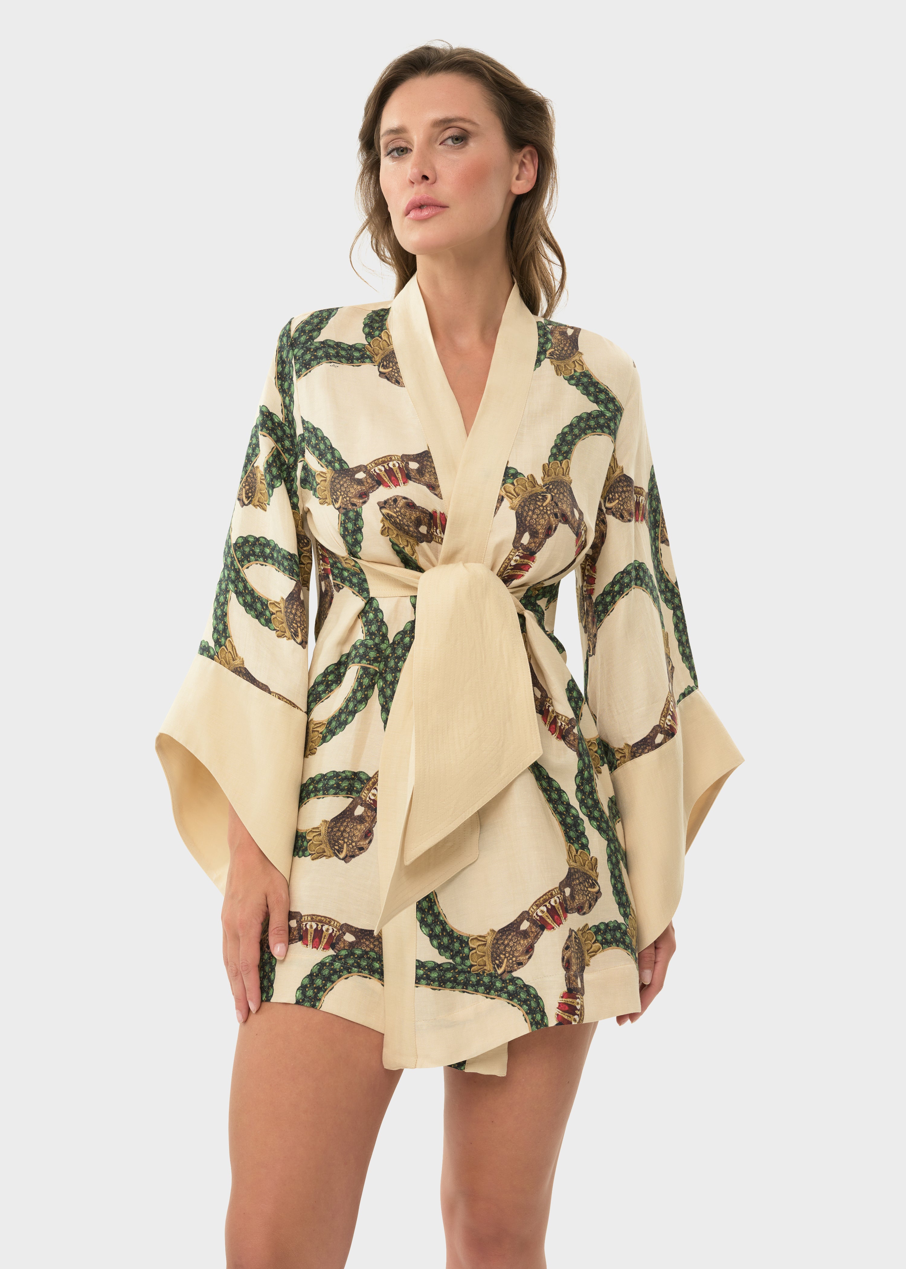 Celine Amara Mini Kimono Robe-niLuu