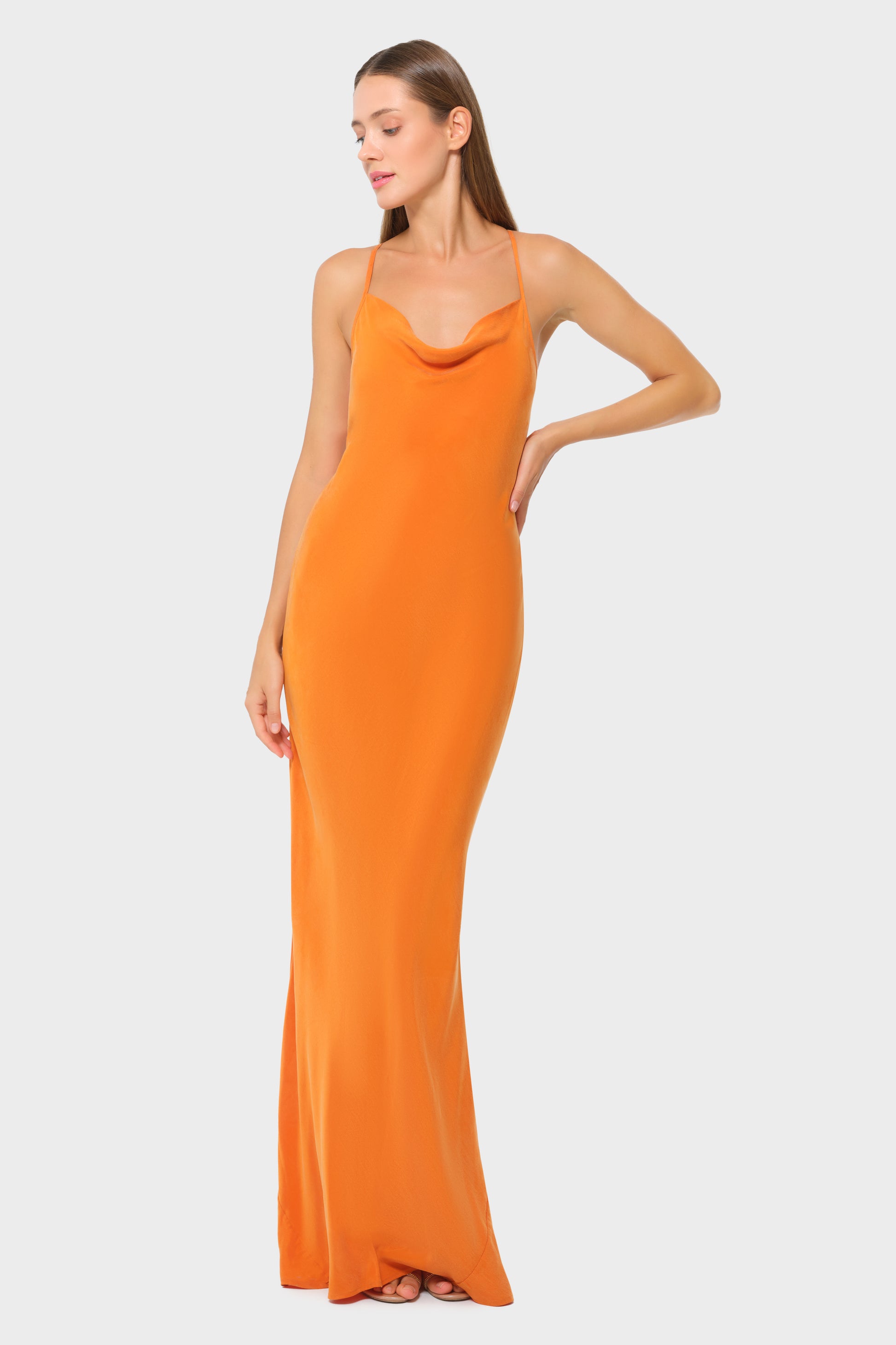 Sienna Calypso Scarlet Slip Dress-niLuu