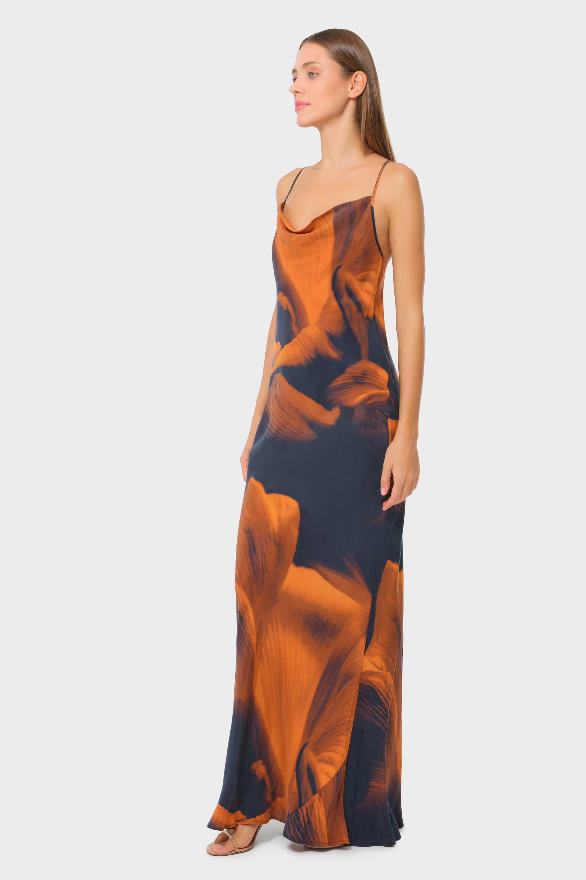 Loren Calypso Scarlet Slip Dress-niLuu