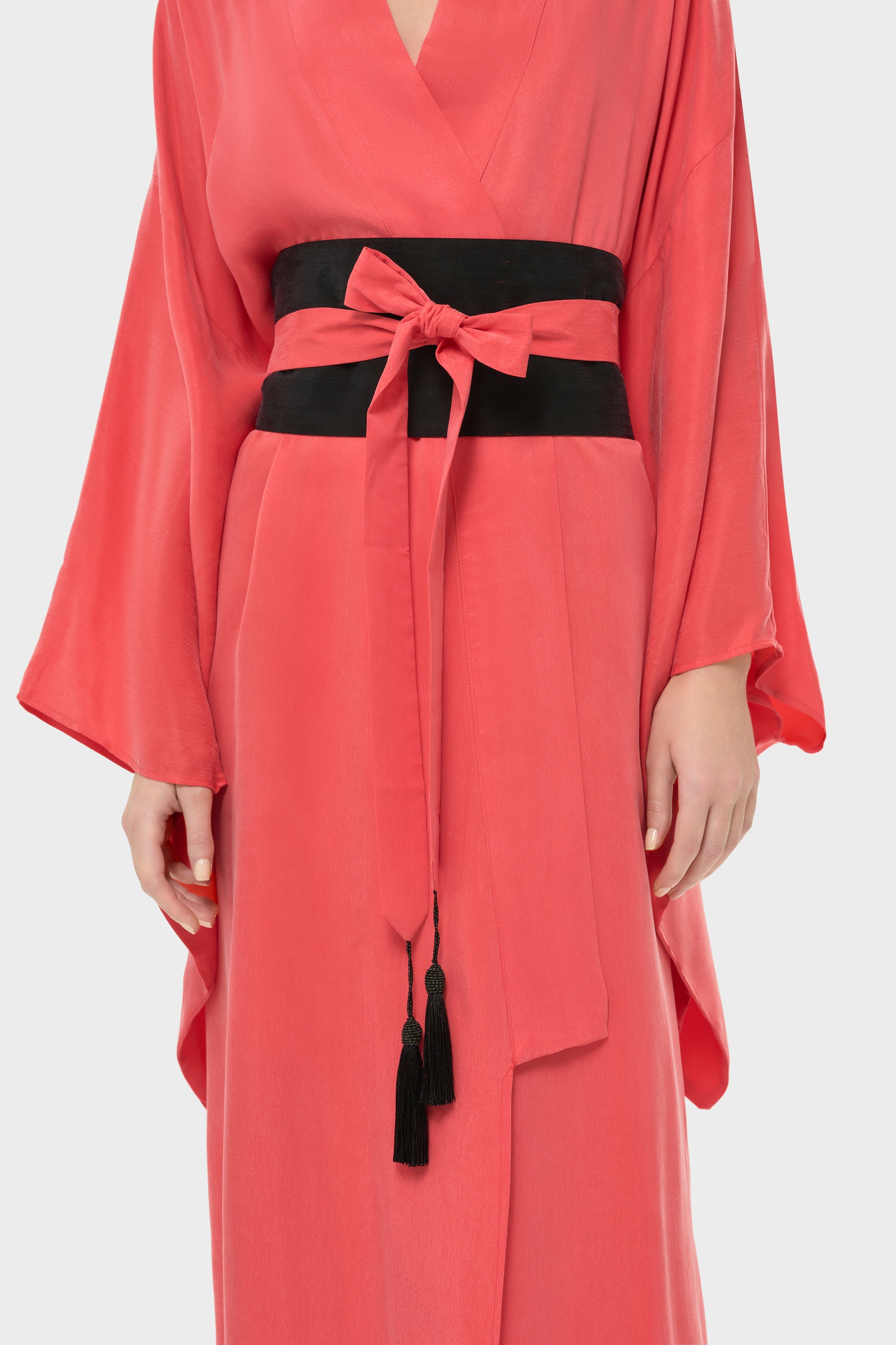 Coral AquaFlora Anya Oriental Kimono-niLuu