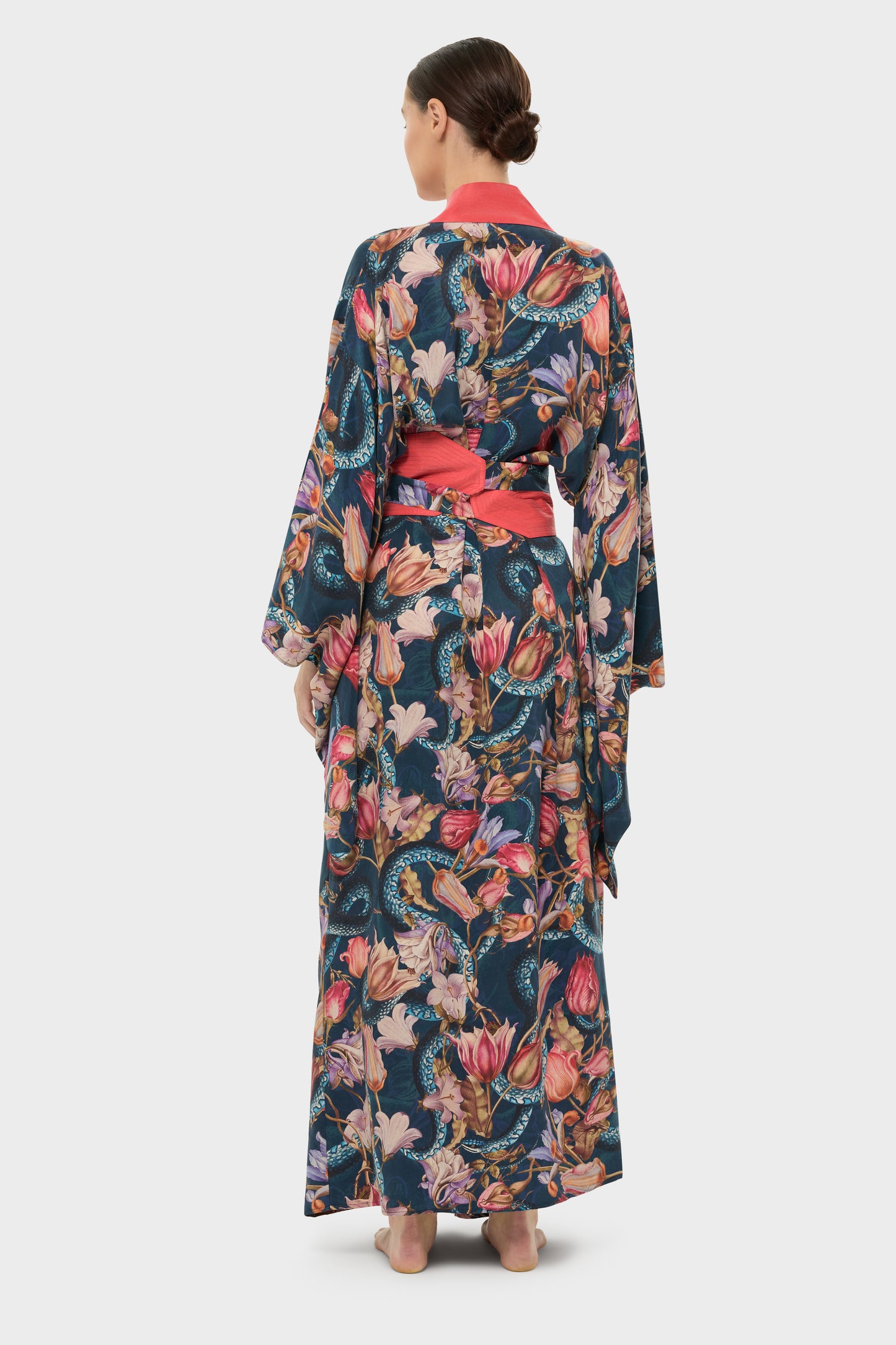 Jackson AquaFlora Anya Oriental Kimono-niLuu