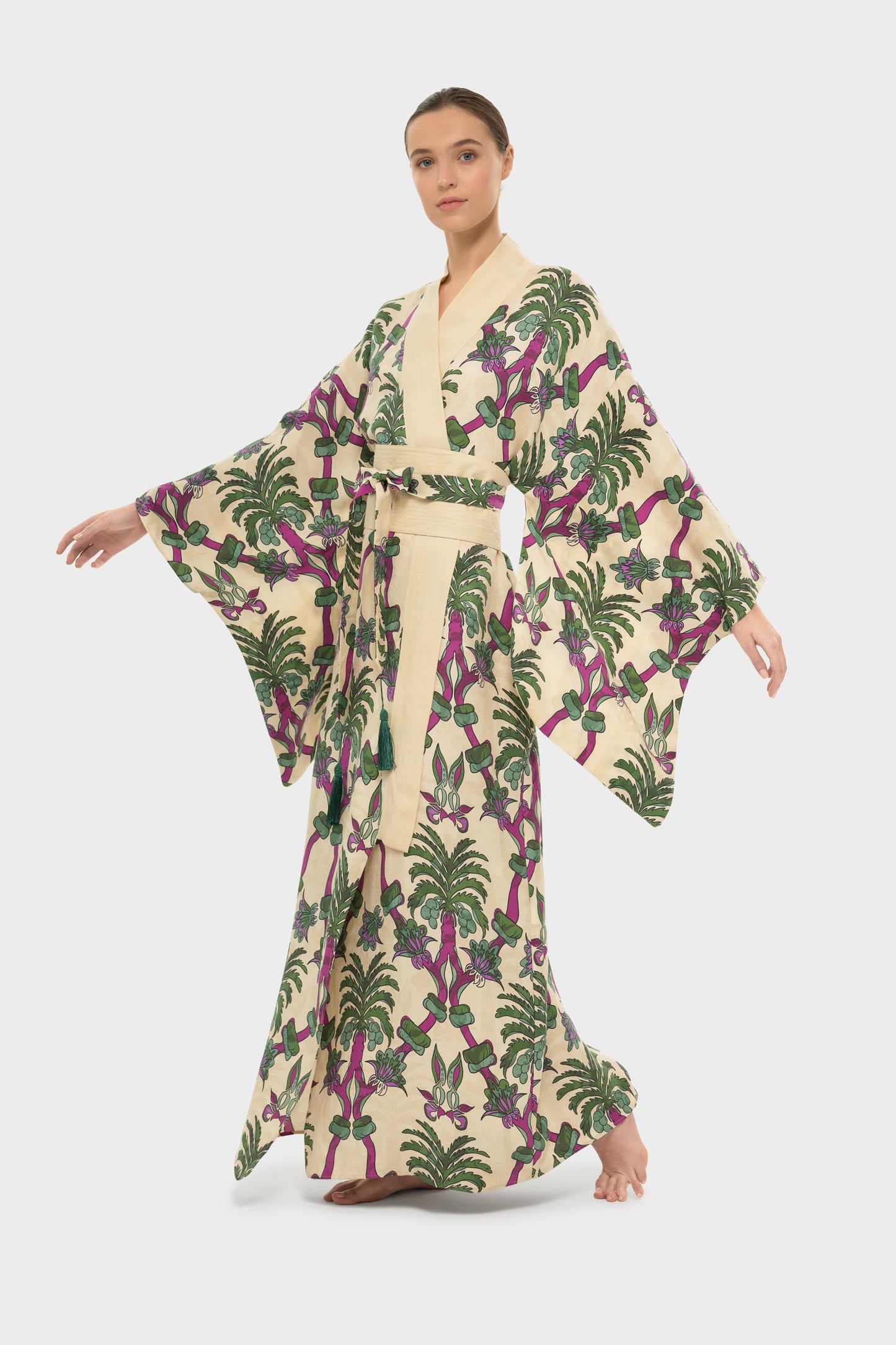 Palmera AquaFlora Anya Oriental Kimono-niLuu