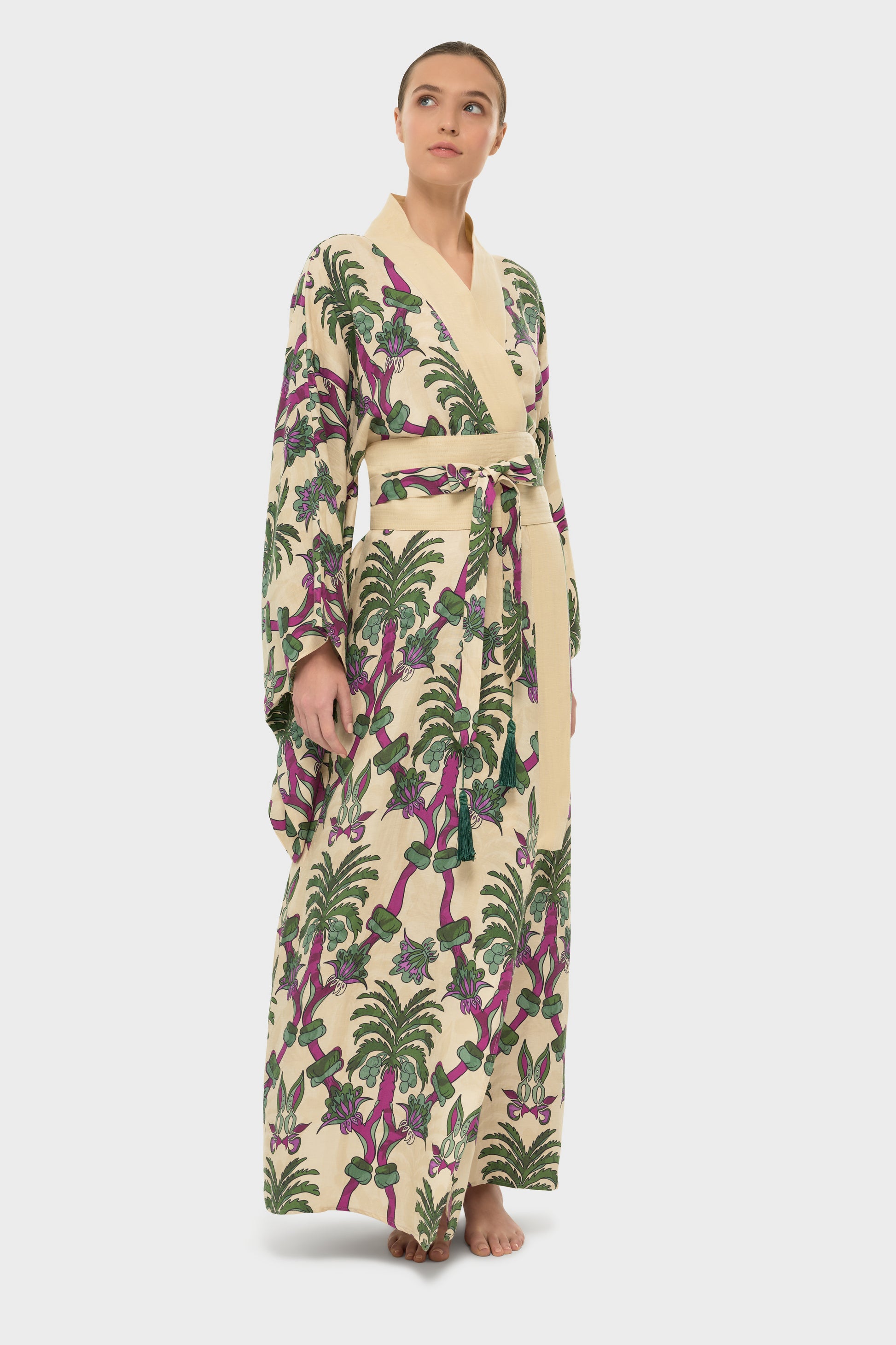 Palmera AquaFlora Anya Oriental Kimono-niLuu