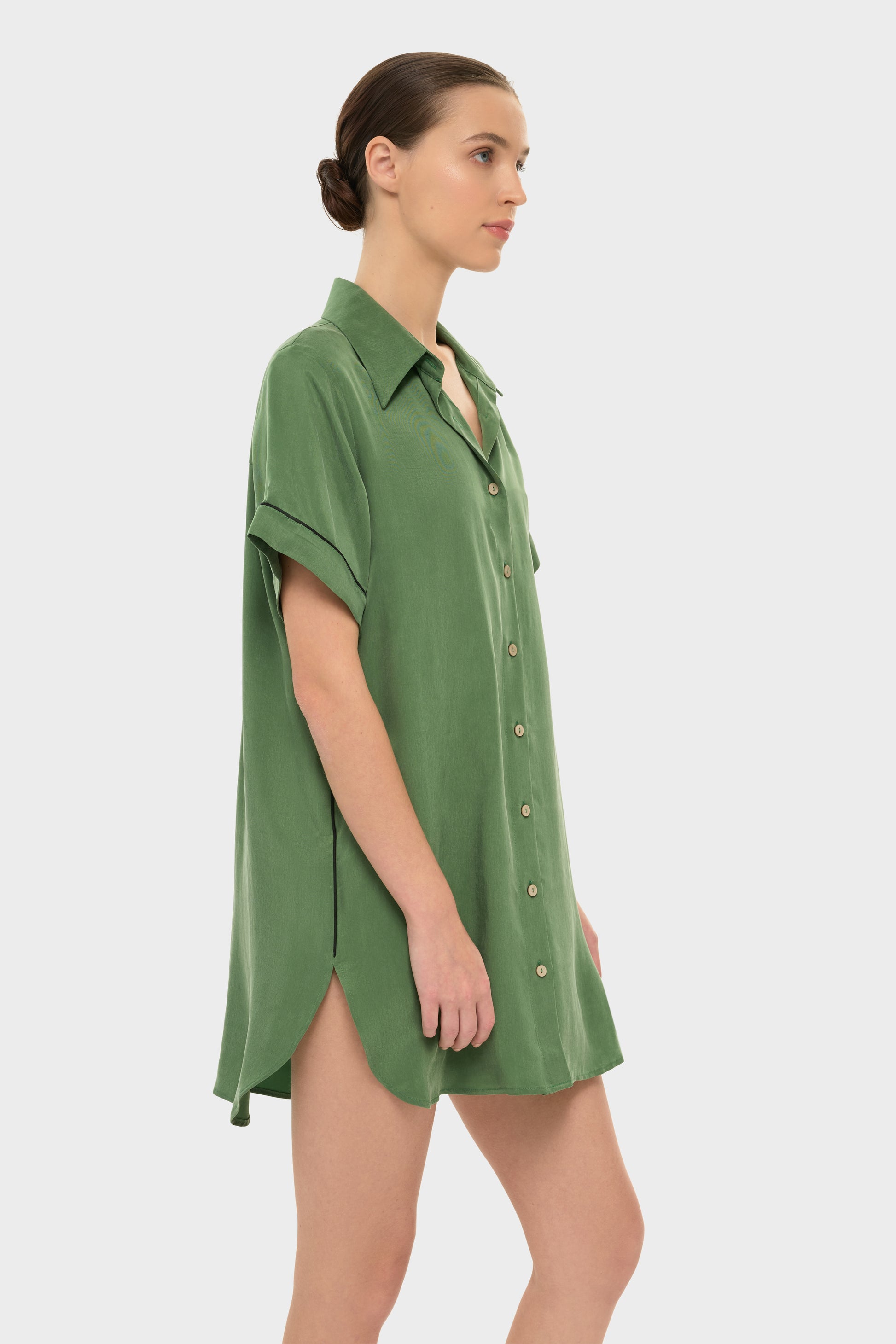 Moss AquaFlora Logan Button Down Shirt-niLuu