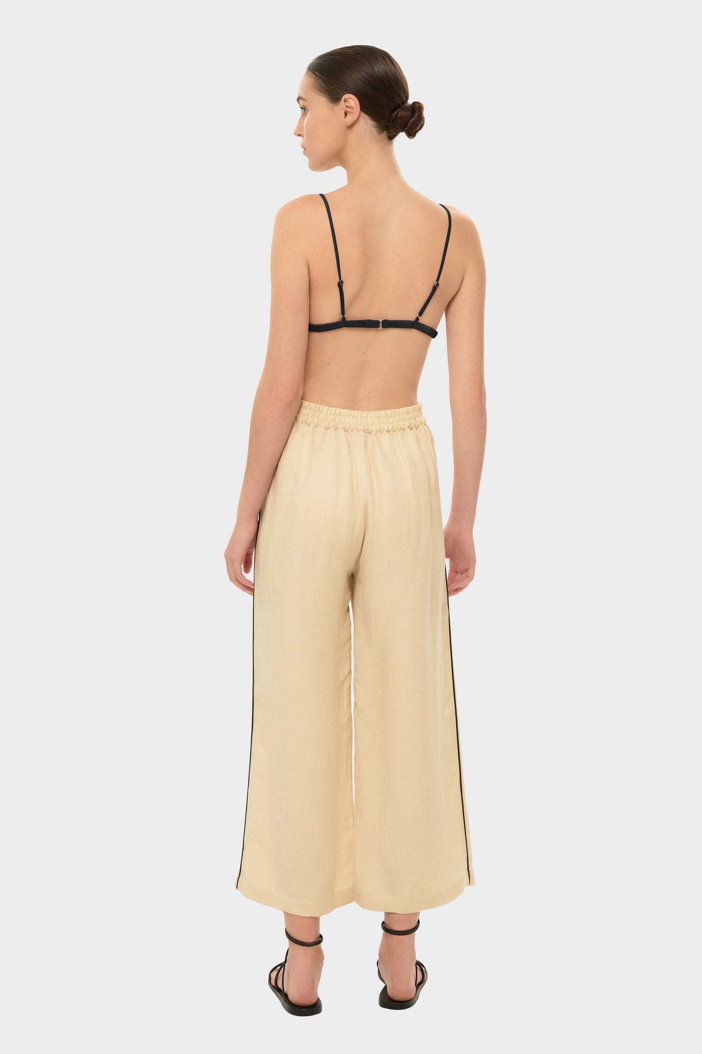 Creme AquaFlora Cropped Trousers-niLuu