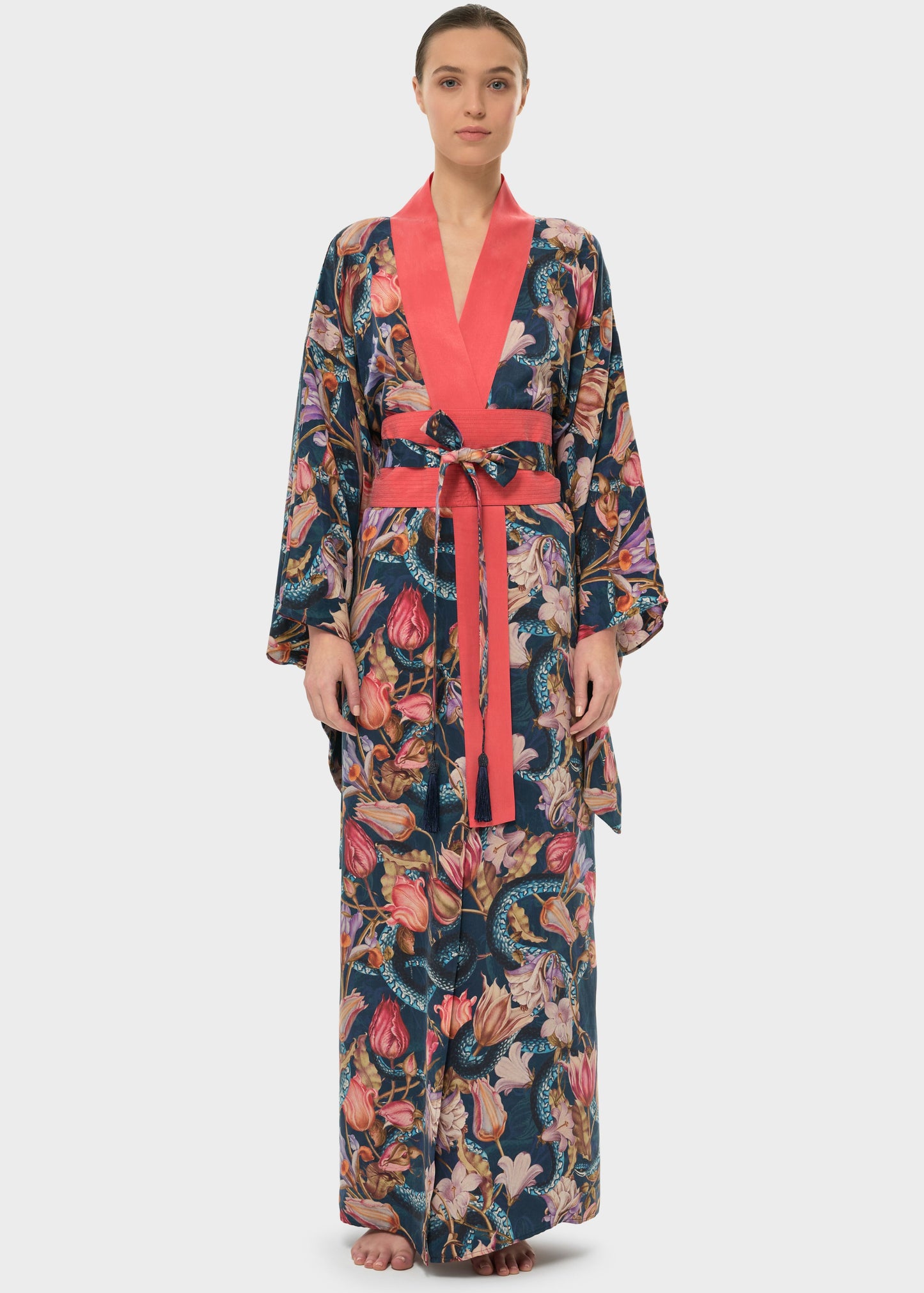 Jackson AquaFlora Anya Oriental Kimono