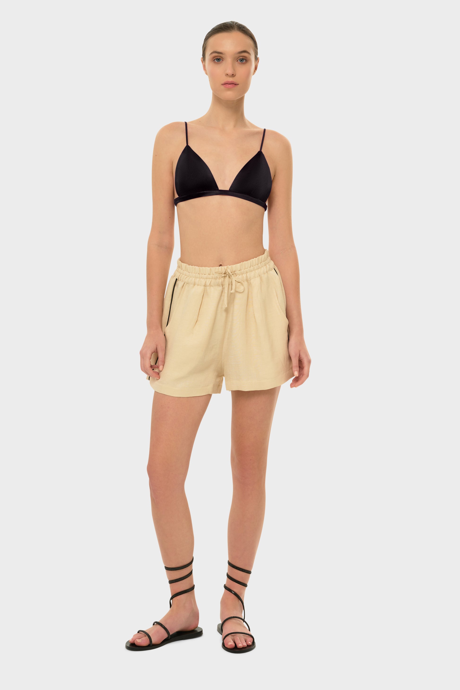 Creme AquaFlora Lounge Shorts-niLuu