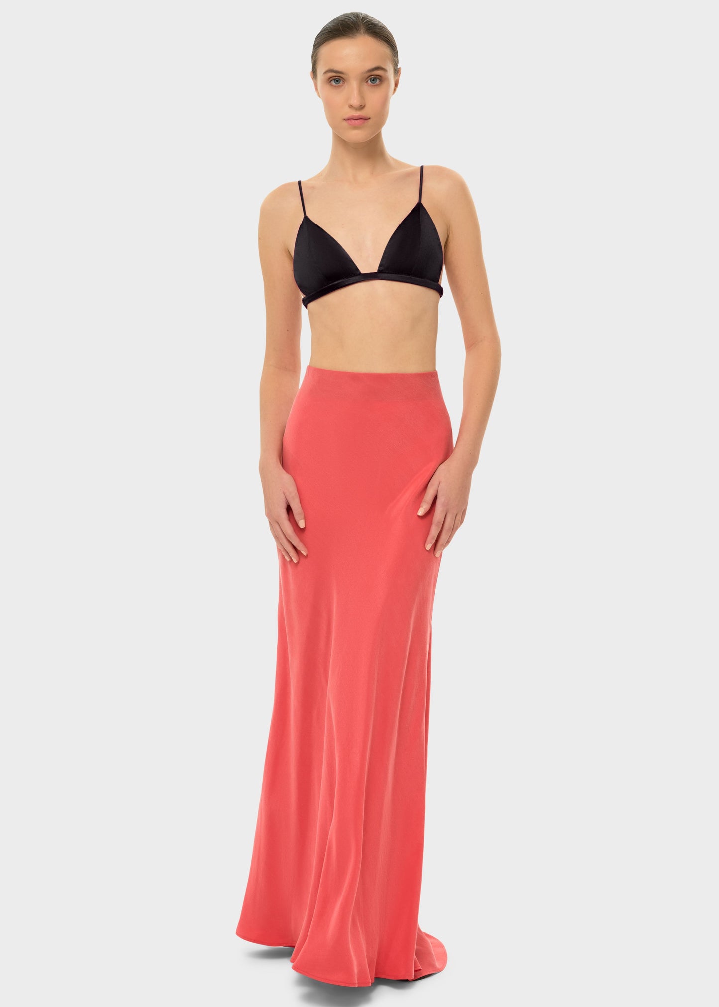 Coral AquaFlora Lucy Slip Skirt