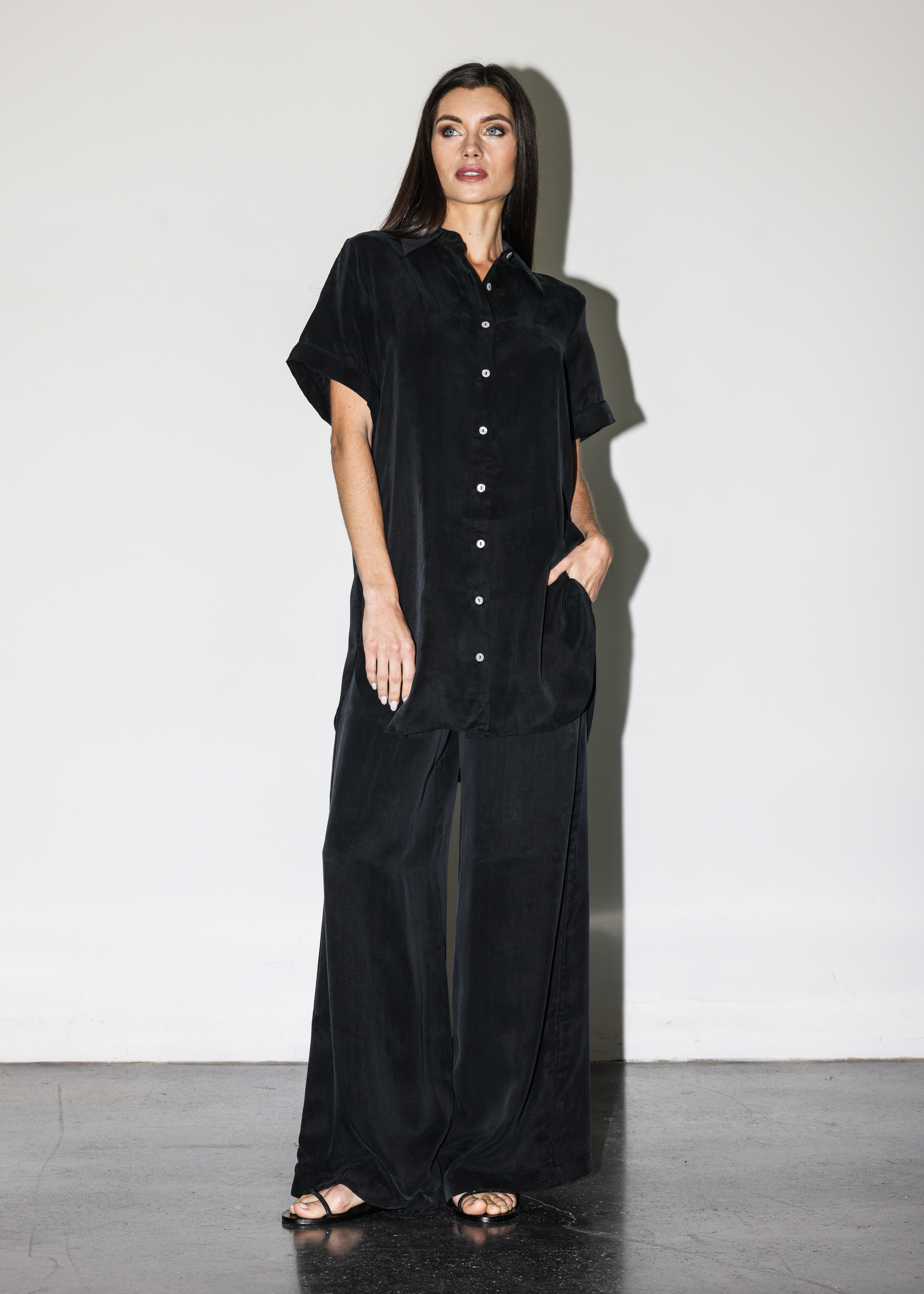Noir Wildesse Logan Button Down Shirt-niLuu