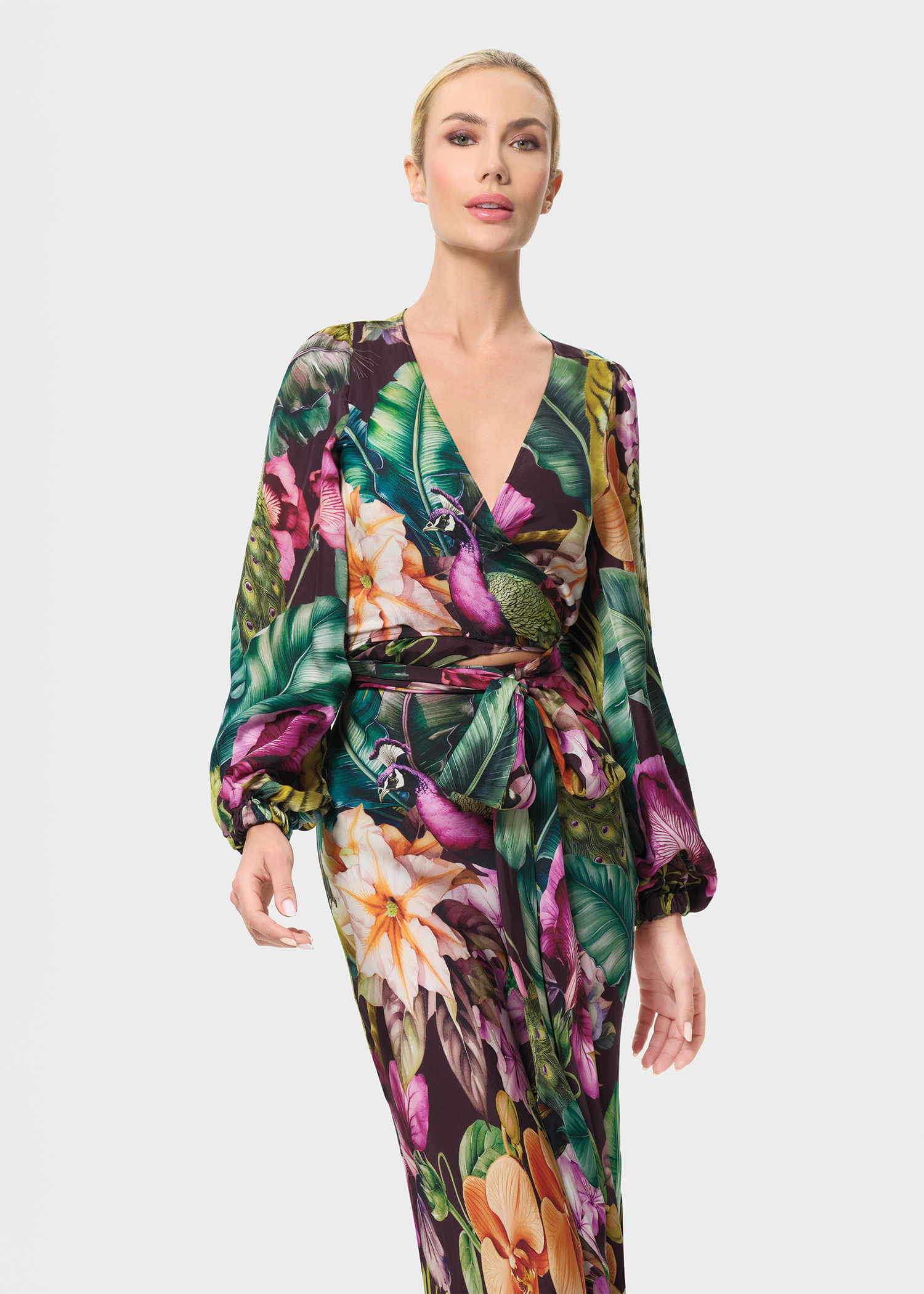 Farrah Calypso Maia Wrap Top-niLuu