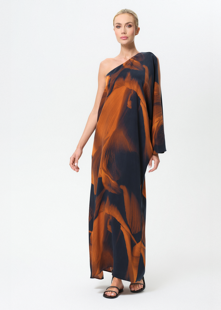 Loren Calypso One Shoulder Dress-niLuu