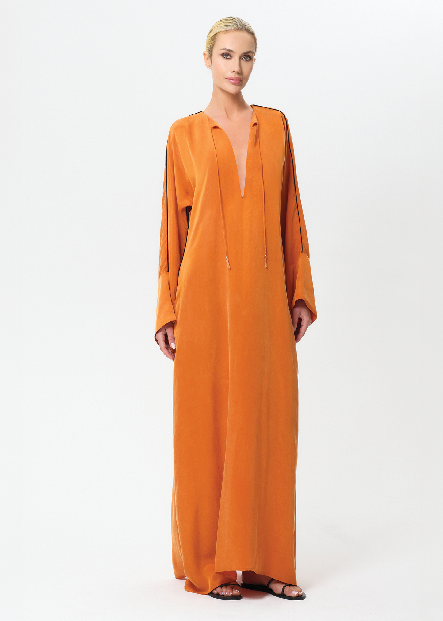 Sienna Noor Kaftan Dress | Vegan Silk