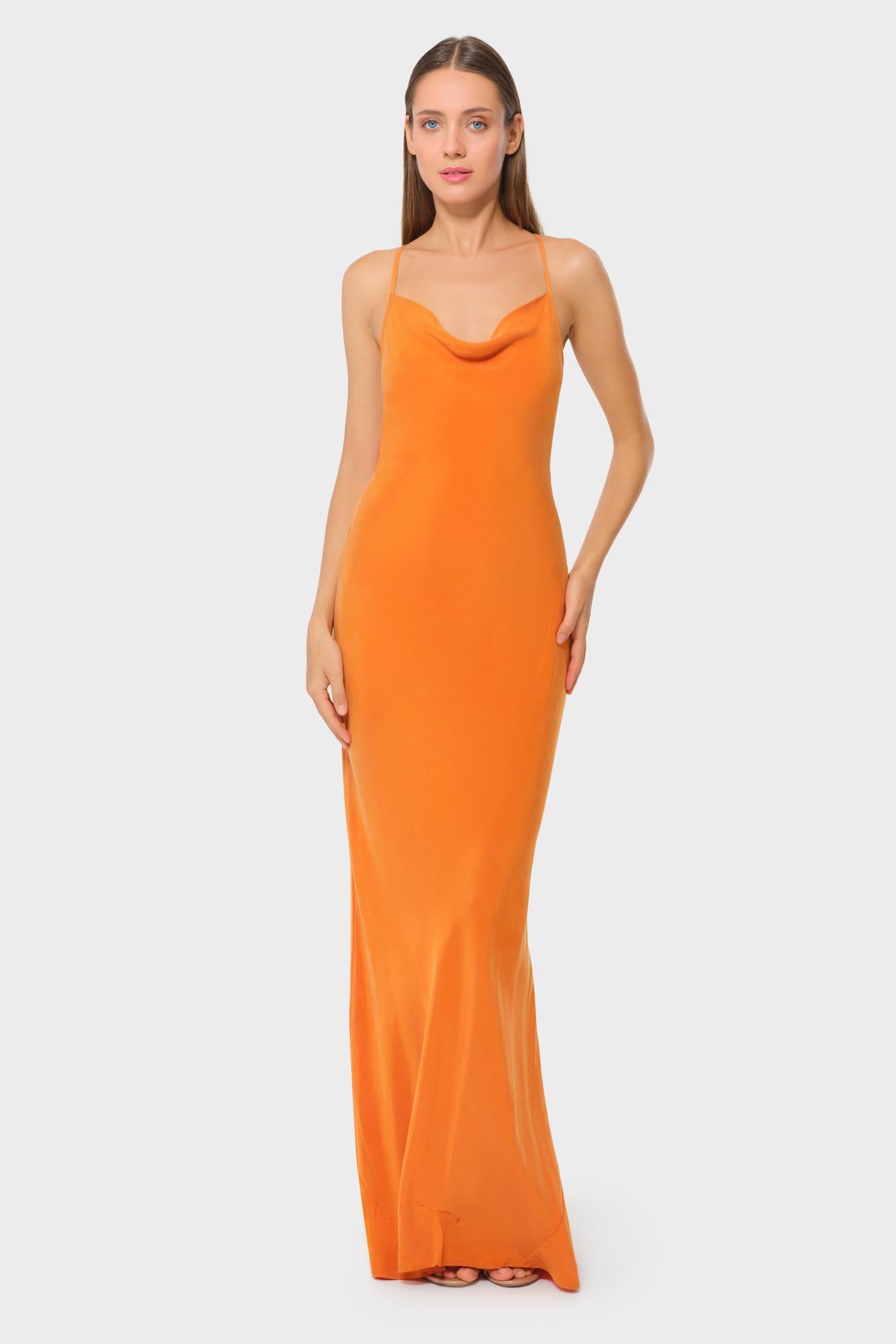 Sienna Calypso Scarlet Slip Dress-niLuu