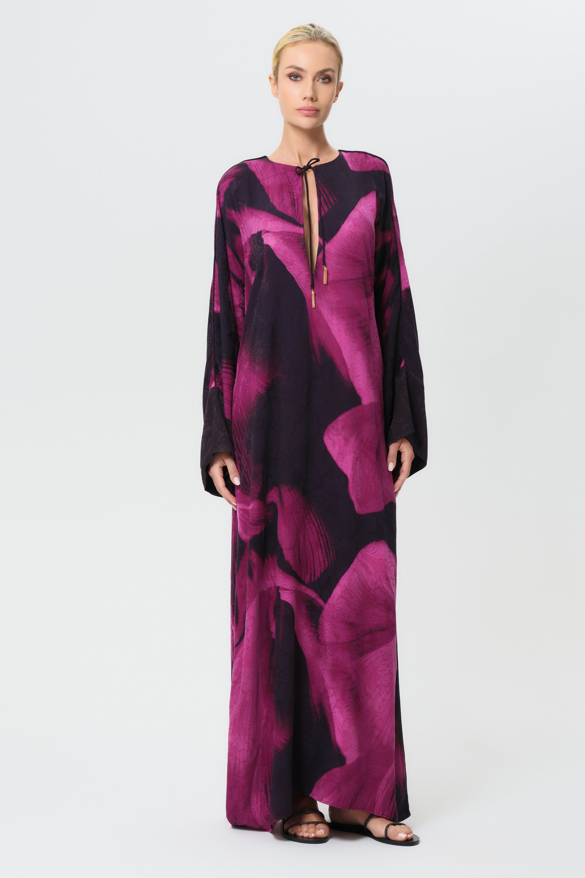Sophia Noor Kaftan Dress | Vegan Silk Sophia Noor Kaftan Dress | Vegan Silk