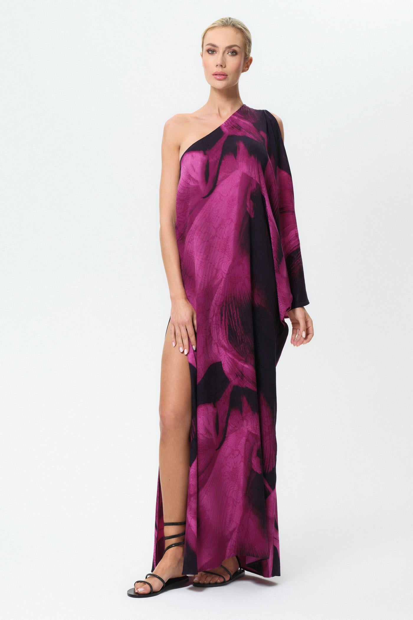 Sophia Calypso One Shoulder Dress-niLuu