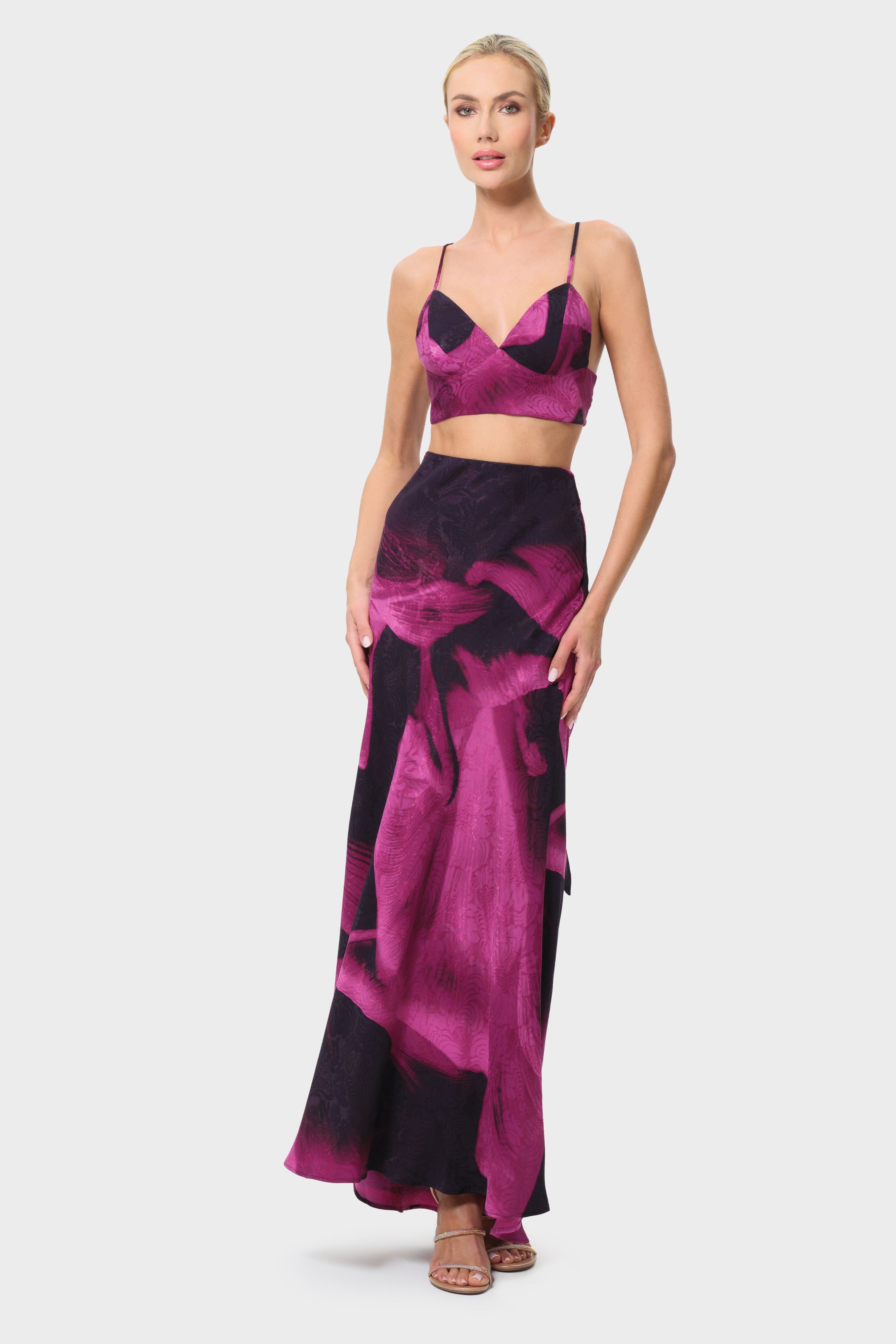 Sophia Lucy Slip Skirt | Vegan Silk | Calypso by niLuu