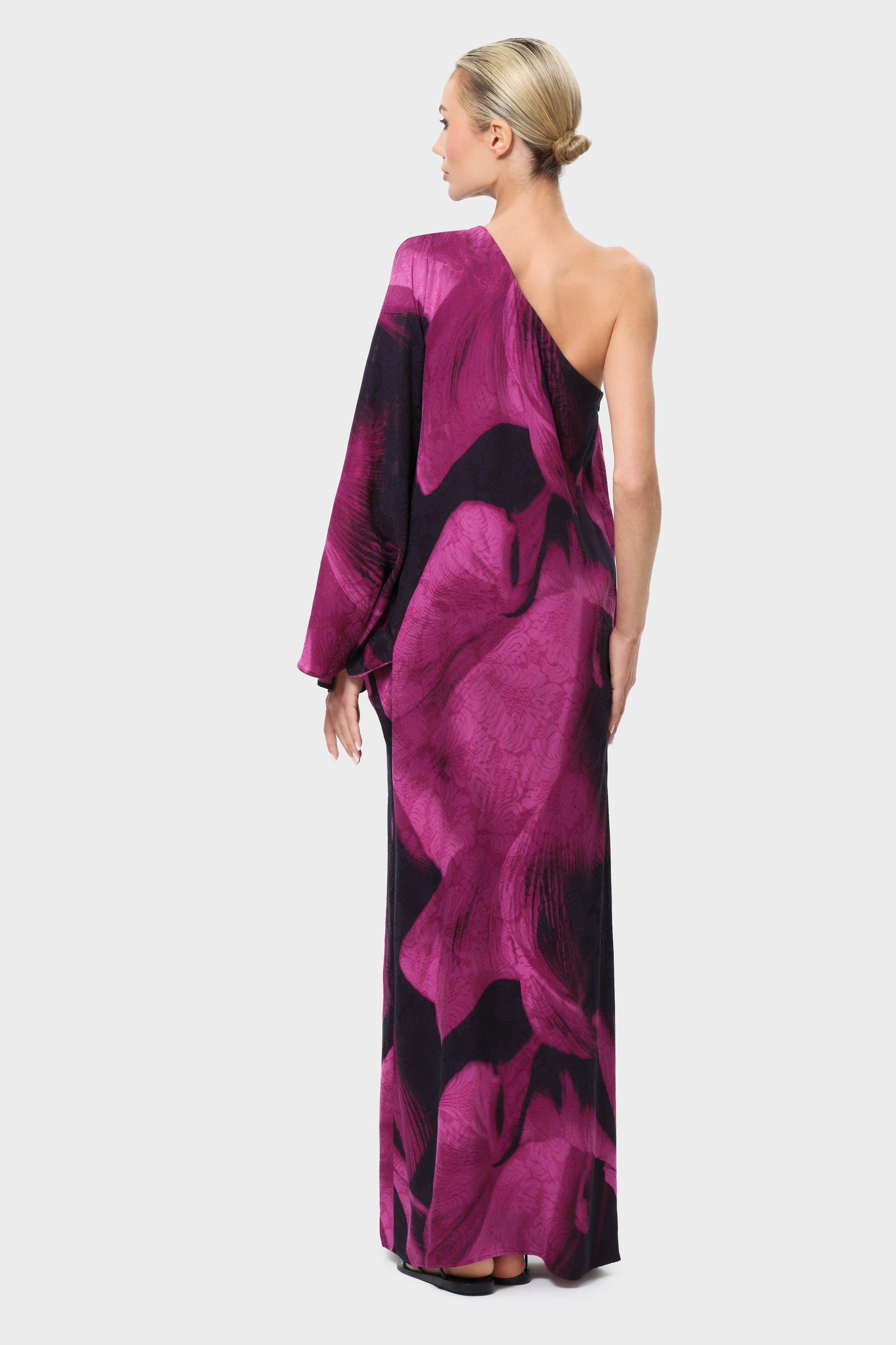Sophia One Shoulder Dress | Vegan Silk | Calypso by niLuu Sophia One Shoulder Dress | Vegan Silk | Calypso by niLuu