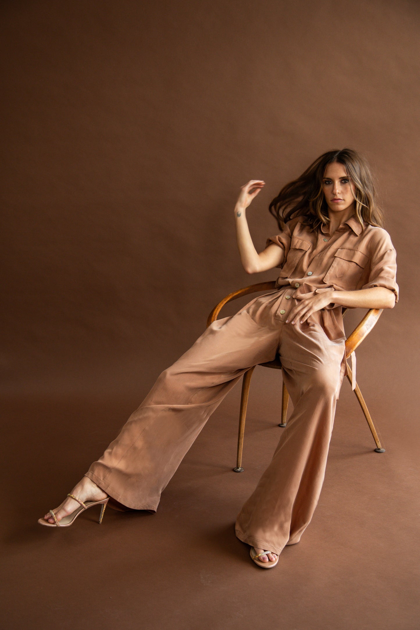 Mocha Serengeti Jumpsuit