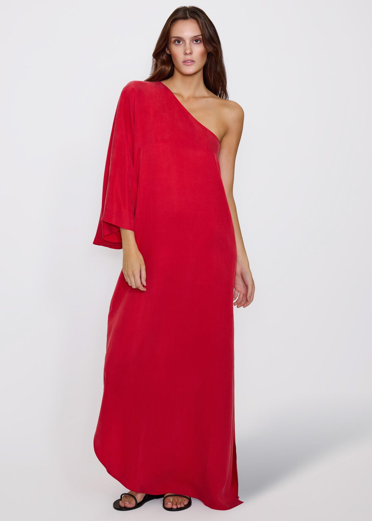 Rouge Eden One Shoulder Maxi Dress
